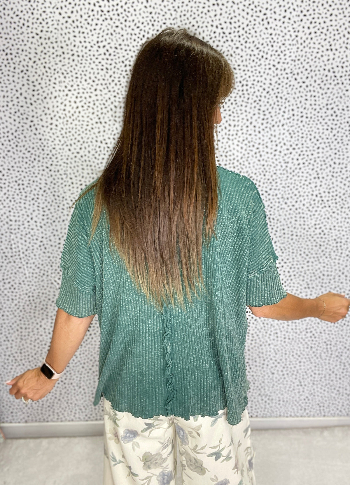 Ridgeway Rib Short Sleeve Top *Final Sale*