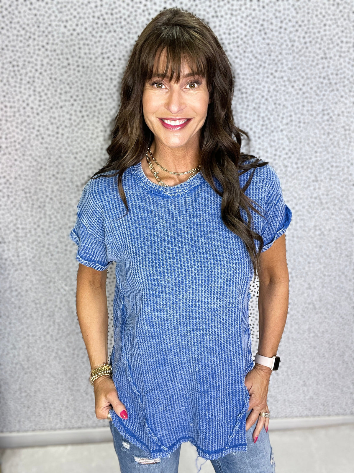 Casual Composure Short Sleeve Top In 4 Colors *Final Sale*