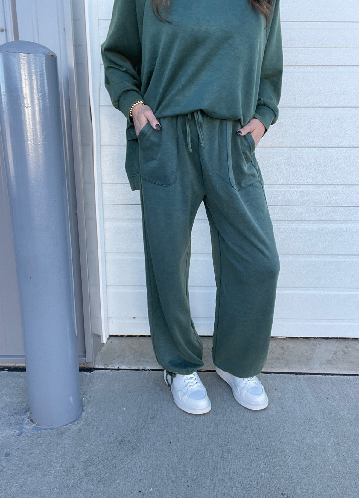 Going Now Mineral Washed Pants In 3 Colors *Final Sale*