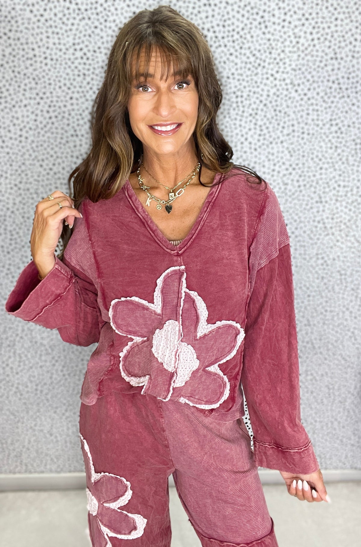 Boho Blooming Mineral Wash Top In 8 Colors