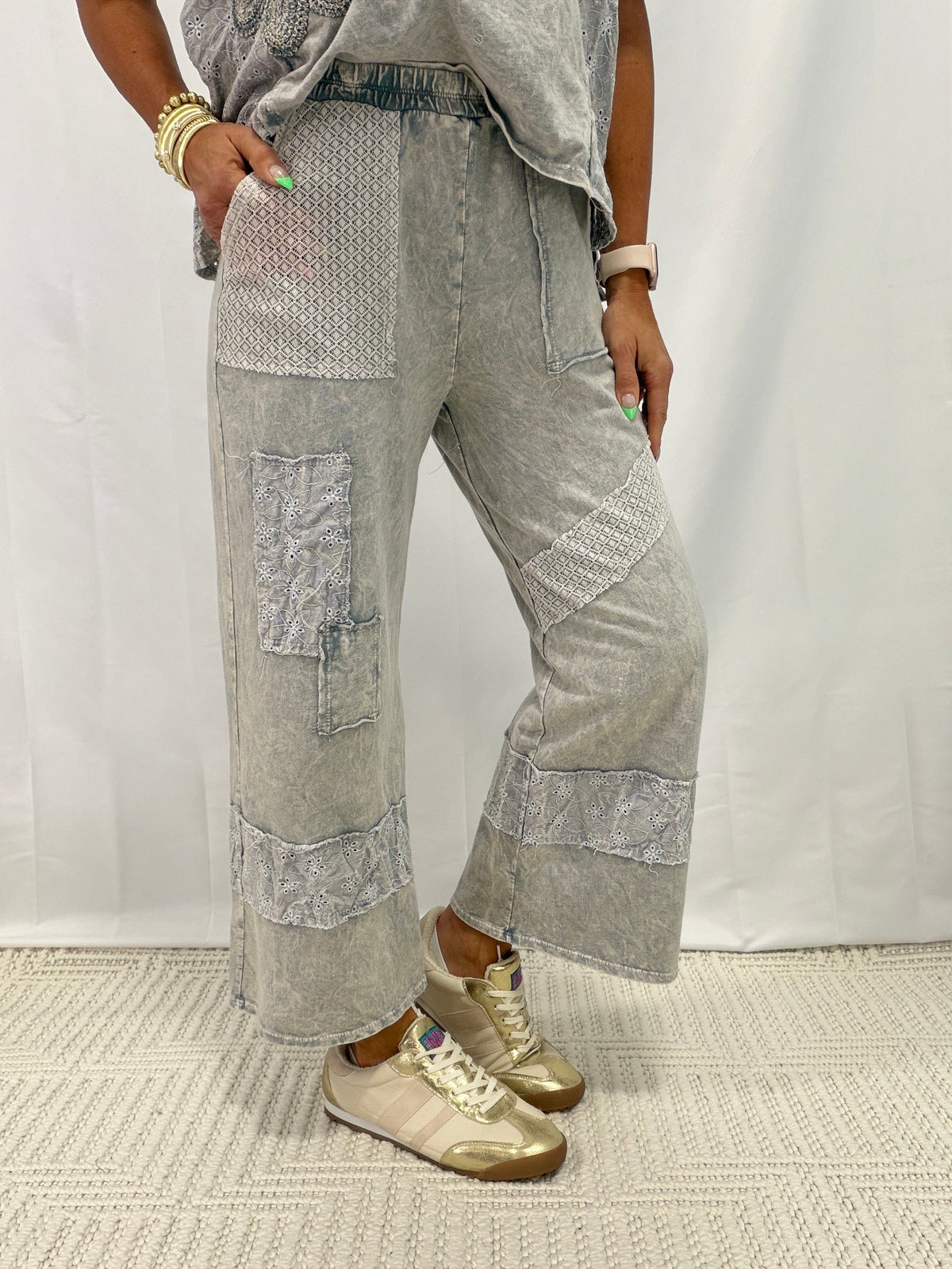 It All Works Out Lace And Floral Pants In 3 Colors