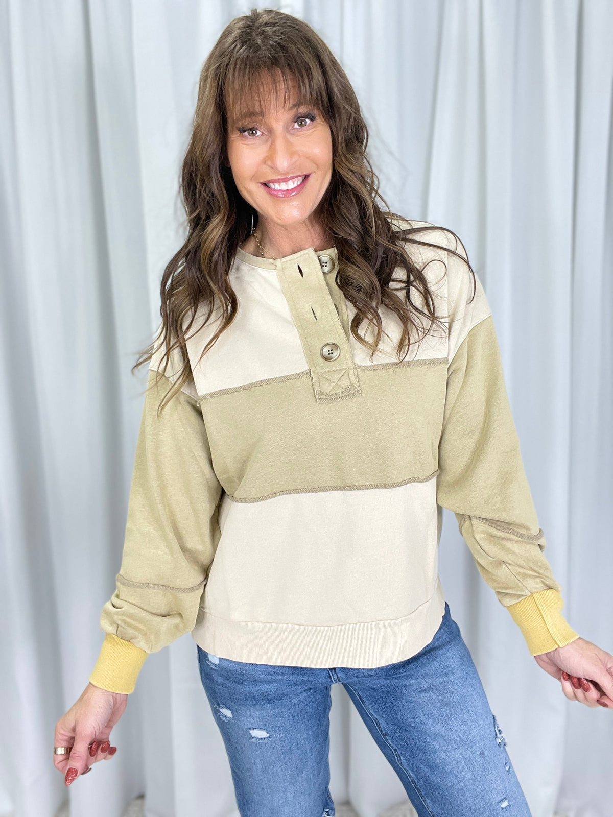 Twice The Charm Top In 2 Colors