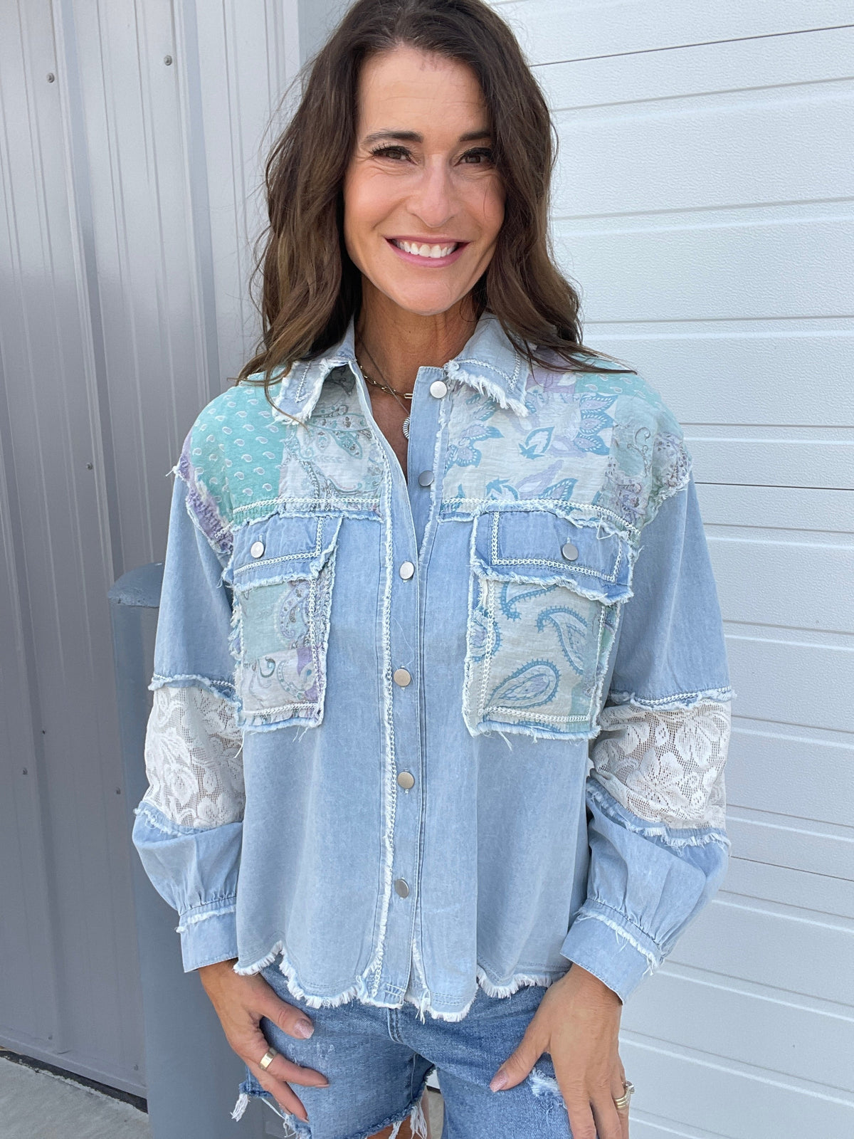 Pol Check Yourself Balloon Sleeve Shirt In 4 Colors