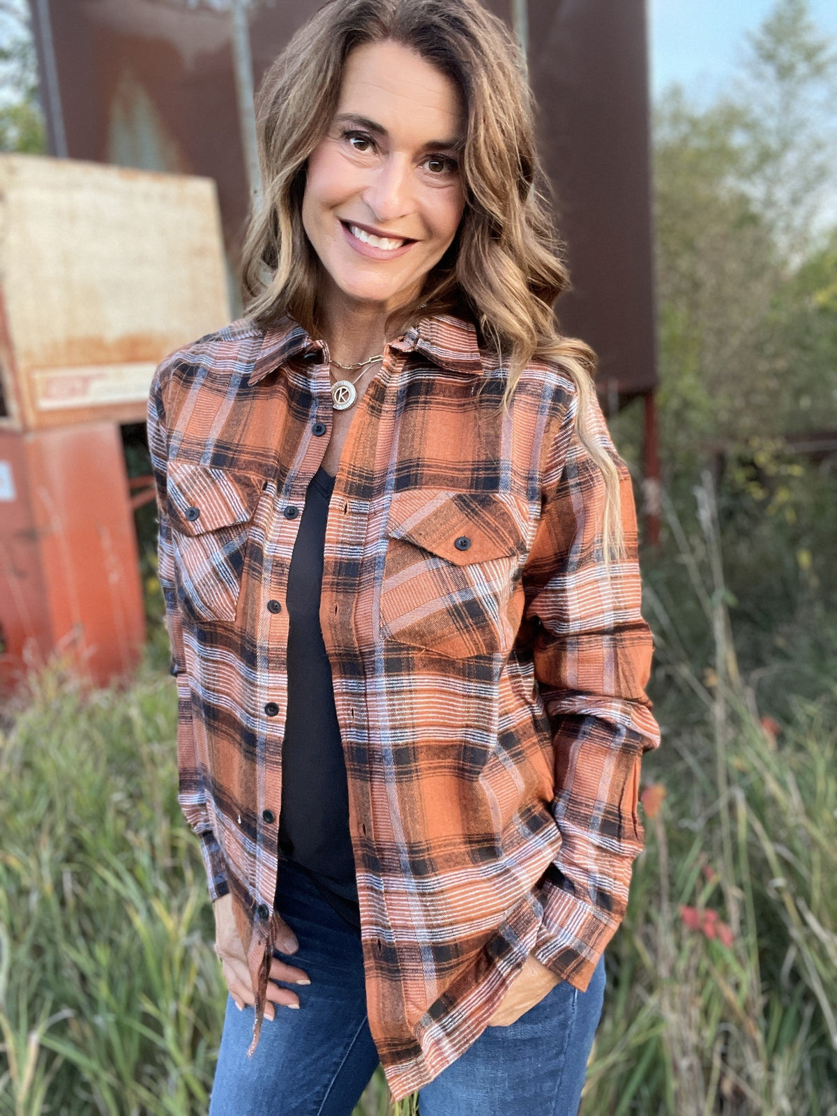 Fall Harvest Flannel Shirt