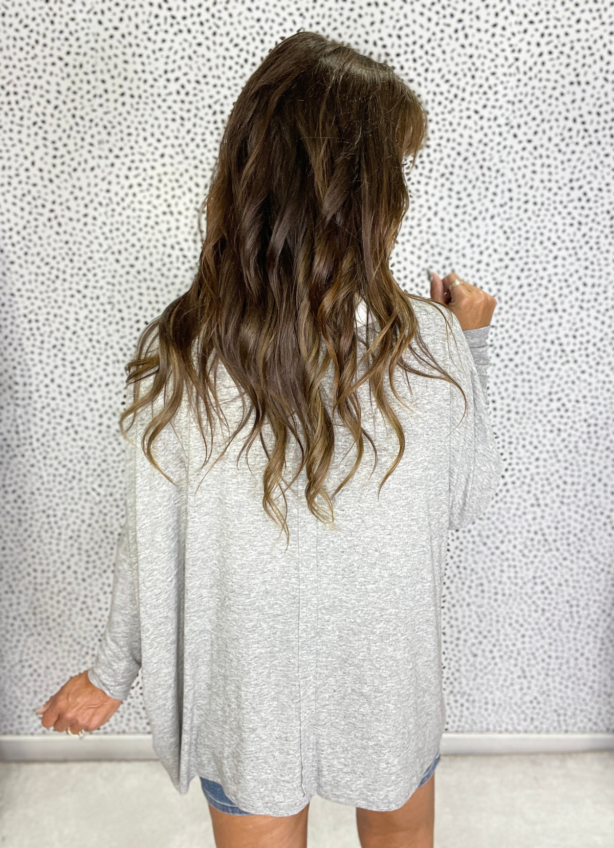 Peace Patch Mélange Knit Top In 3 Colors *Final Sale*