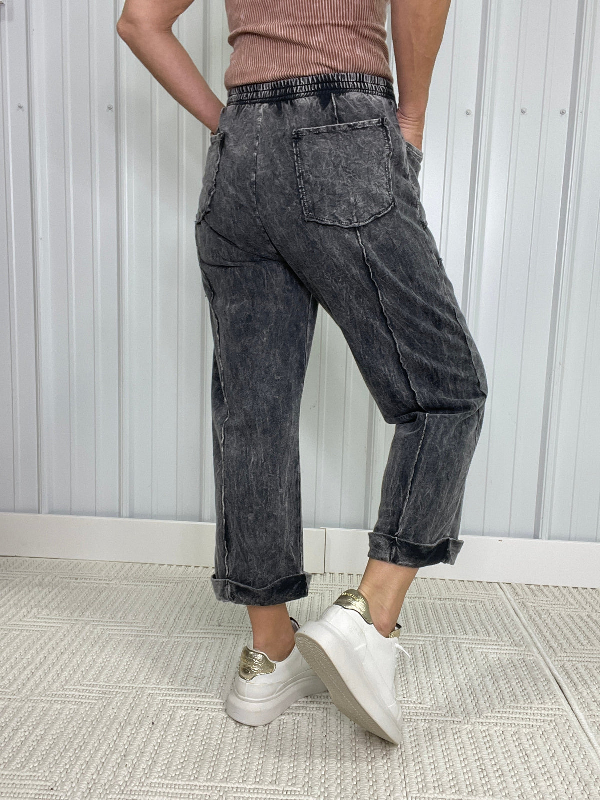 Charmed Life Rolled-Up Hem Pants In 4 Colors