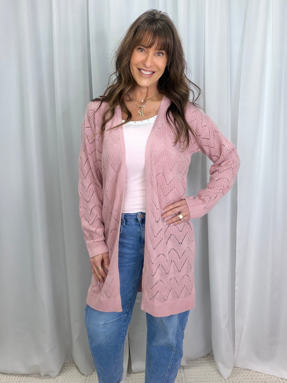 Blushing With Confidence Cardigan *Final Sale*