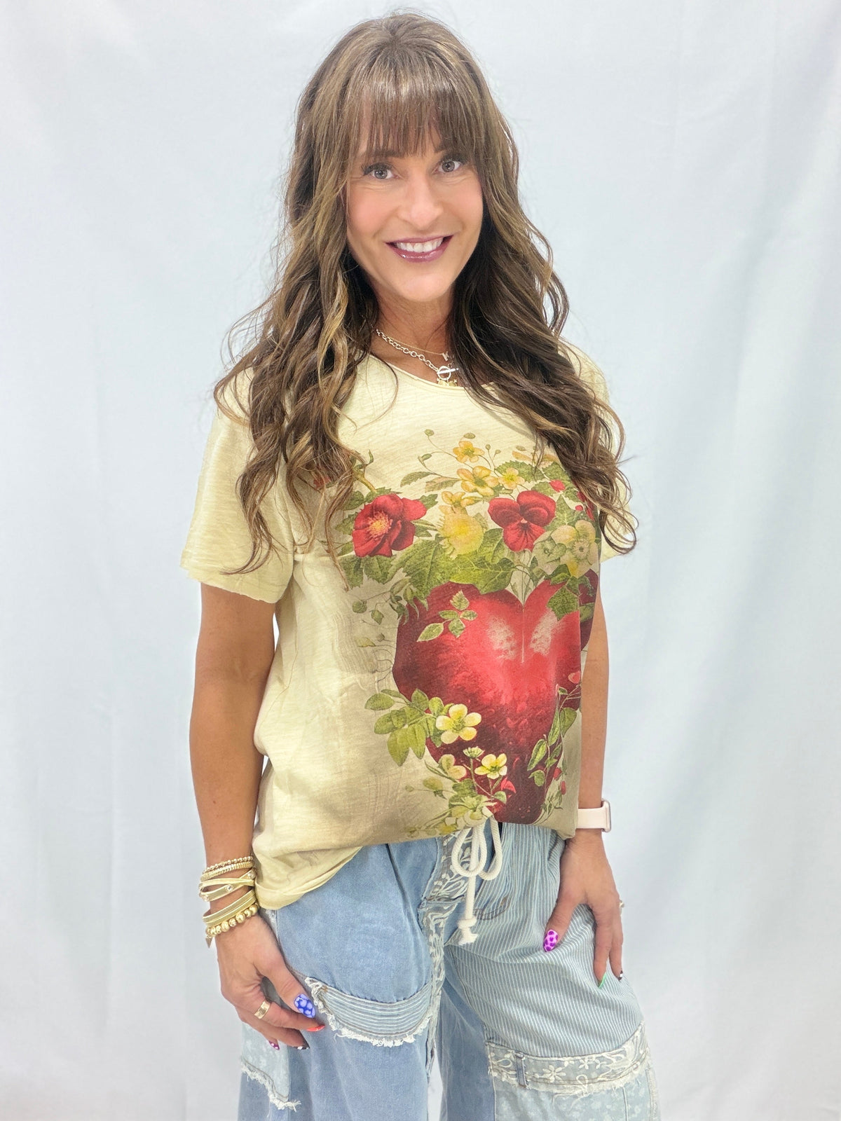 Moon Dance Full Heart Short Sleeve Tee