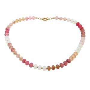 Crystal Beaded 17" Necklace In 2 Colors *Final Sale*