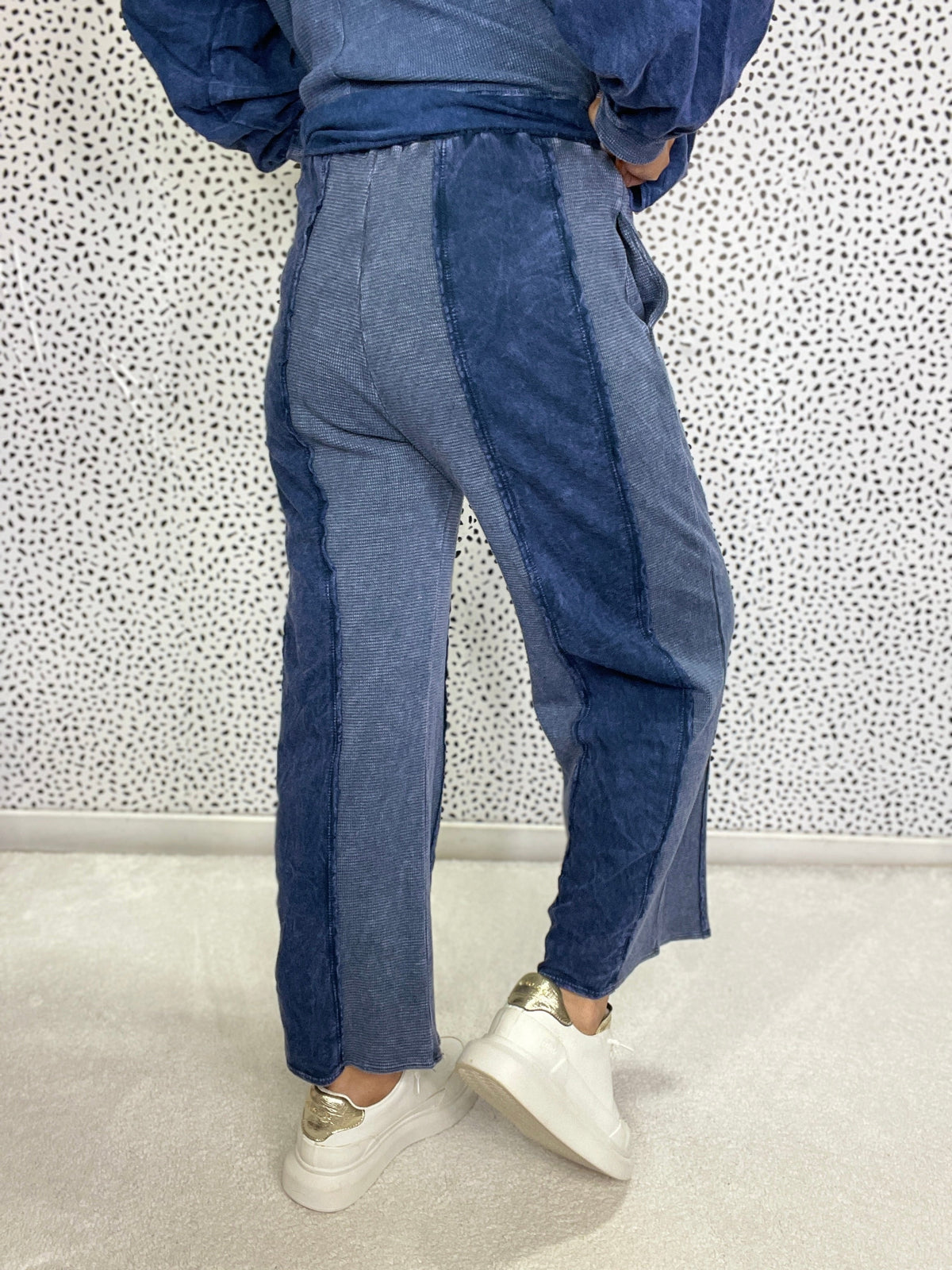 Dust Dye Waffle Crop in 2 Colors