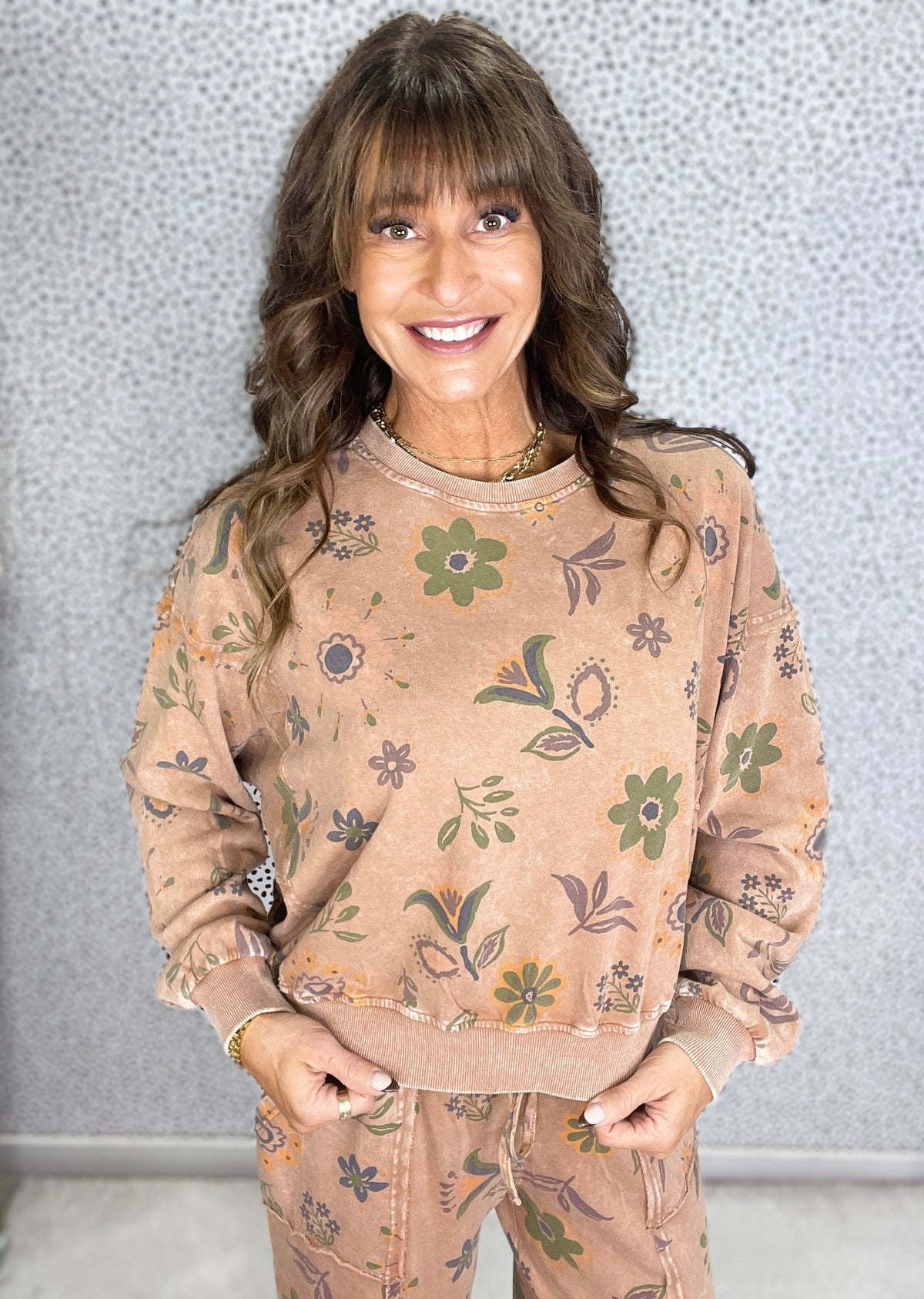 Find My Way Floral Print Top In 4 Colors