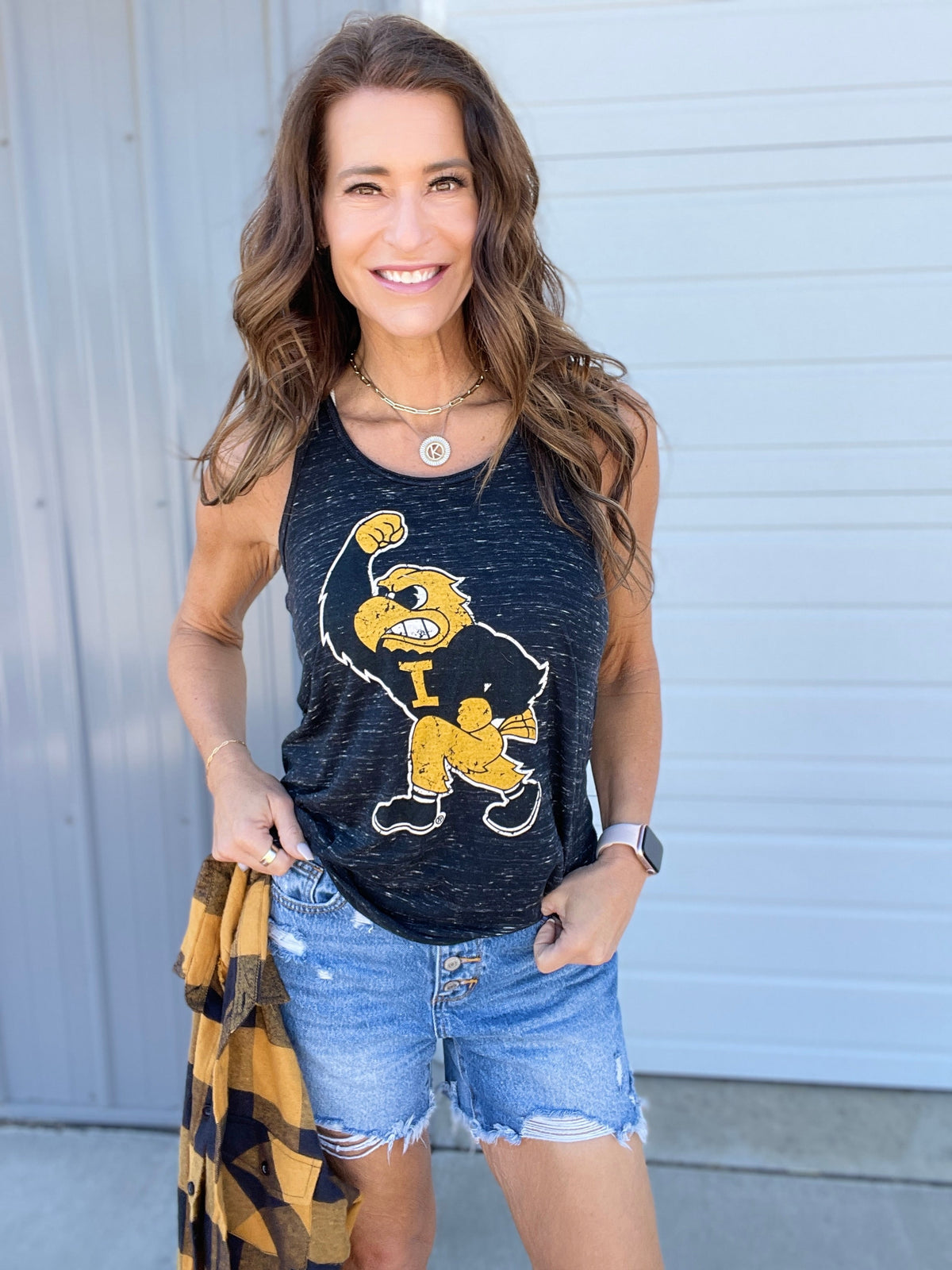 Fighting Herky Marble Tank Top In 2 Colors