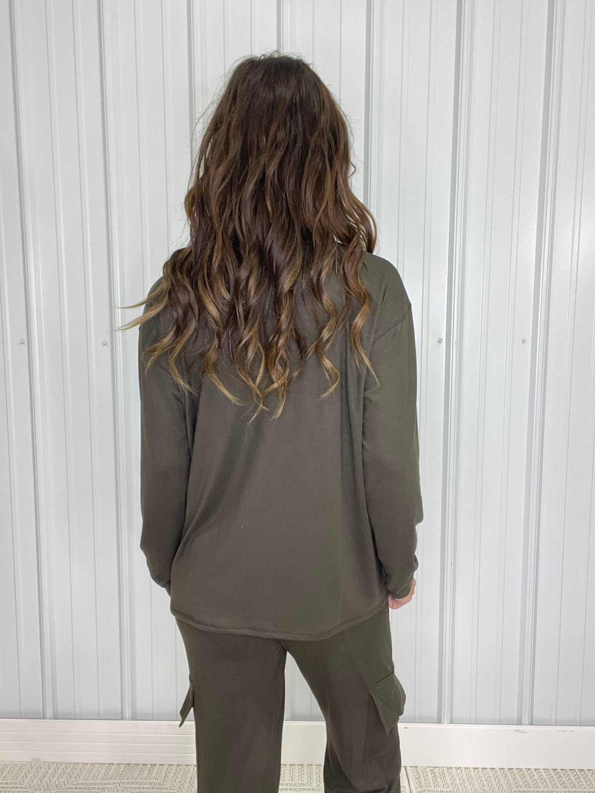 Cozy Boyfriend Hacci Long Sleeve Top in 3 Colors