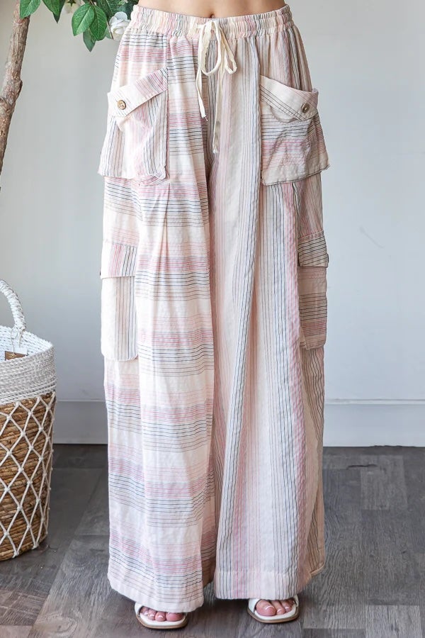 Oli & Hali Breezy Days Wide Leg Pants In 2 Colors *Final Sale*