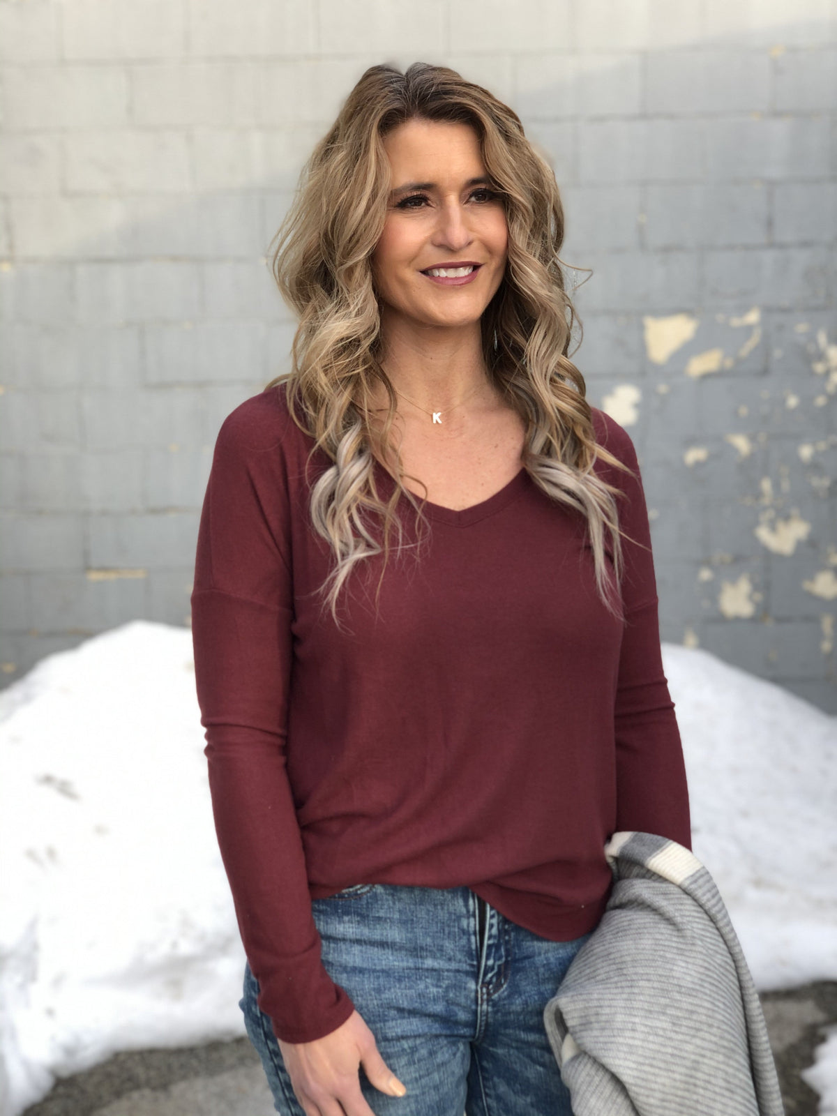 Better Than Basic Burgundy Top *Final Sale*