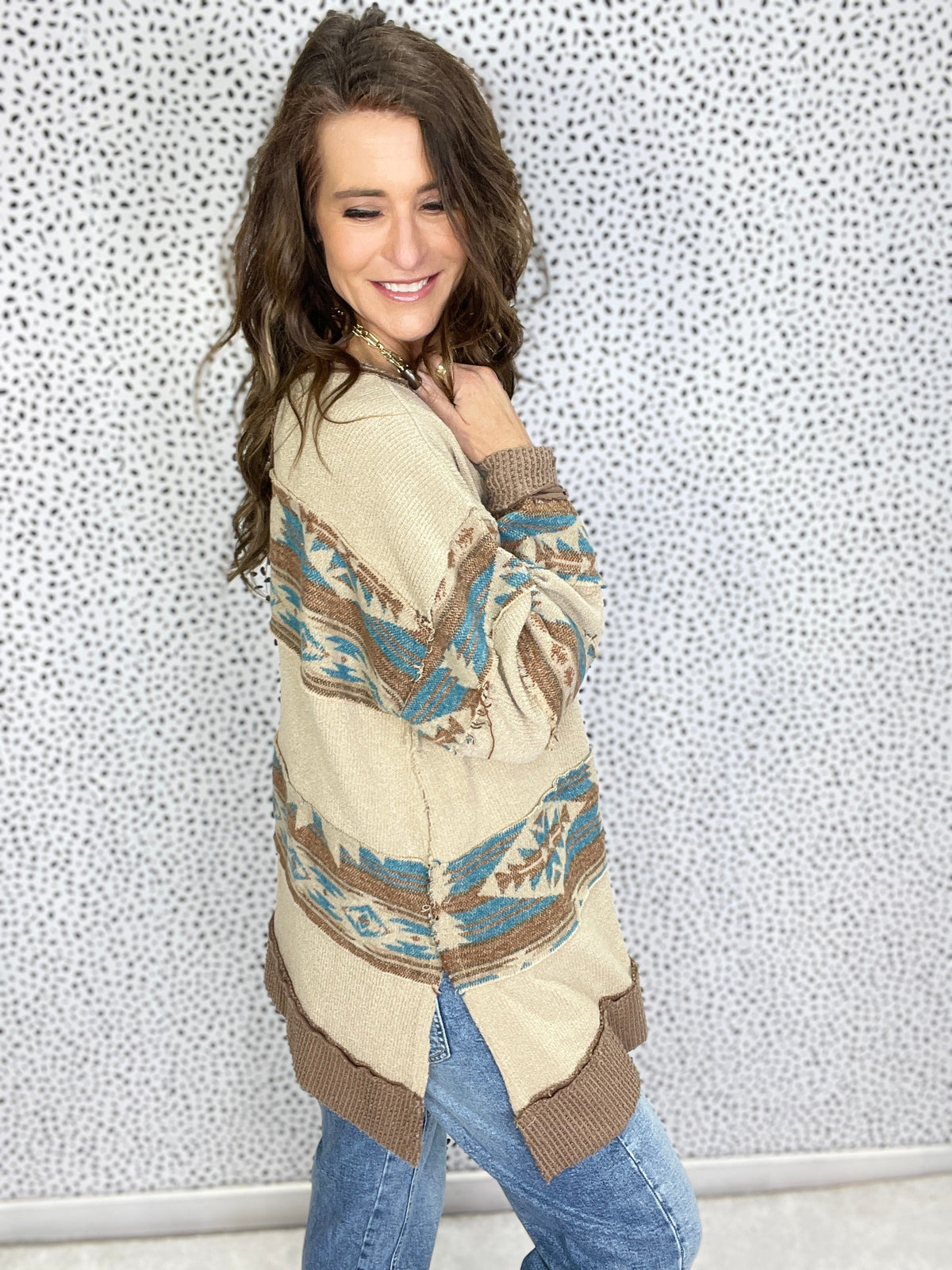 Oli & Hali No Excuses Oversize Pullover In Eggshell *Final Sale*