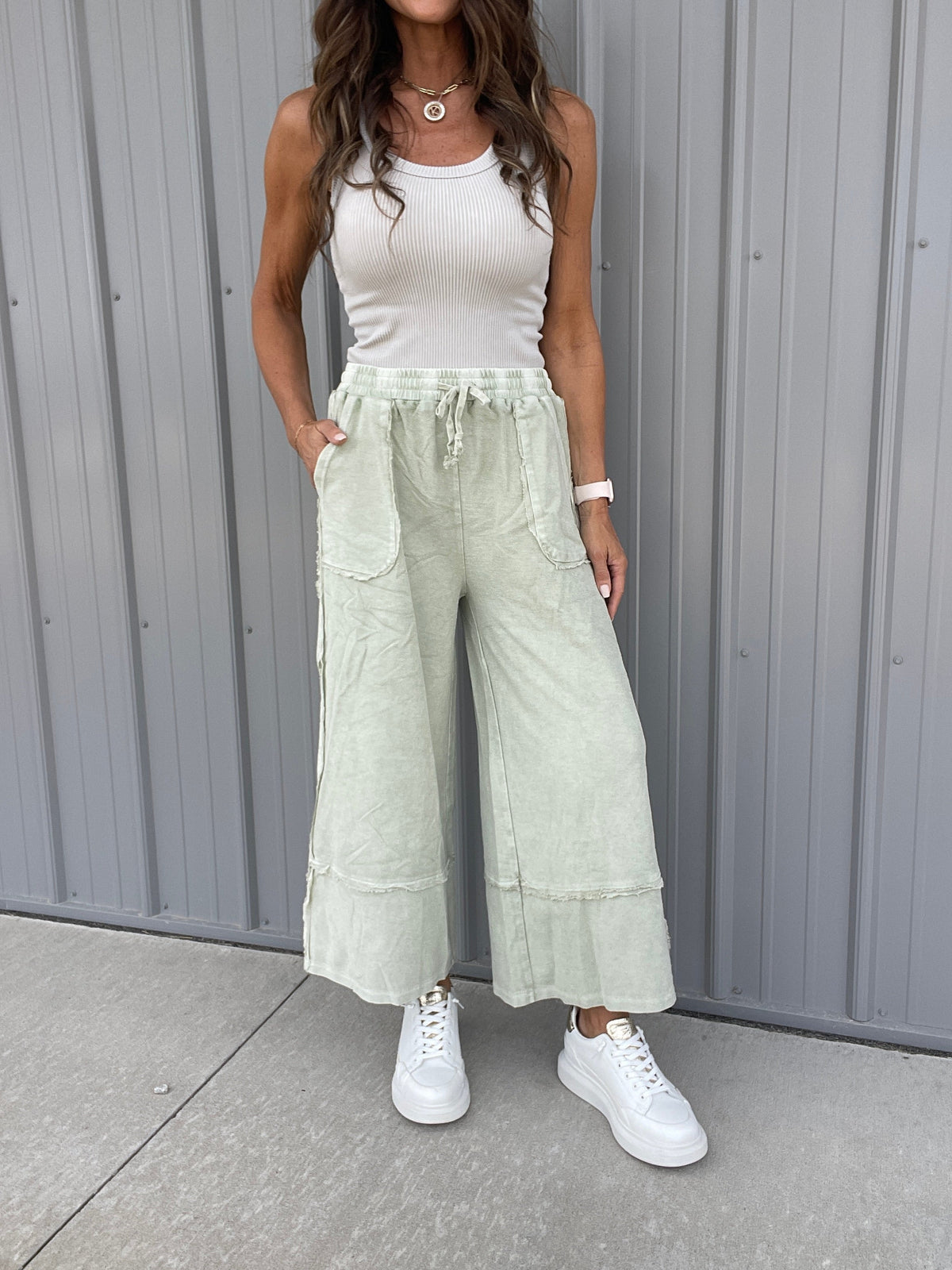 Not The Only One Wide Leg Palazzo Pants In 11 Colors *Final Sale*