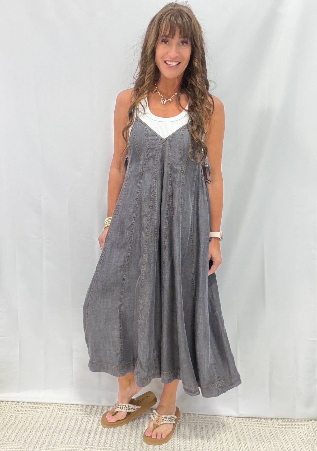 Let It Slide Wide Leg Jumpsuit In 2 Colors