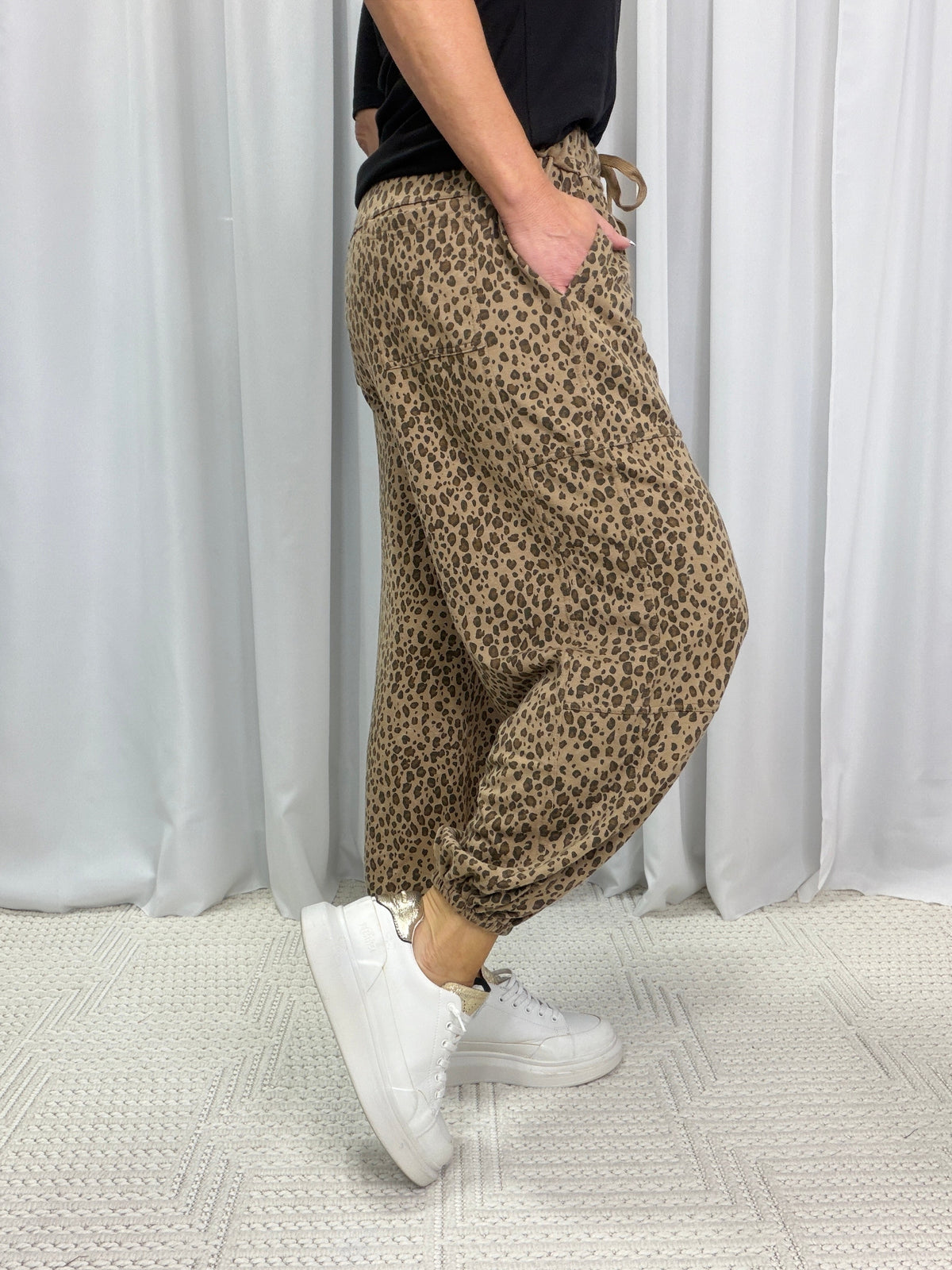 Urban Wild Animal Print Pants In 2 Colors