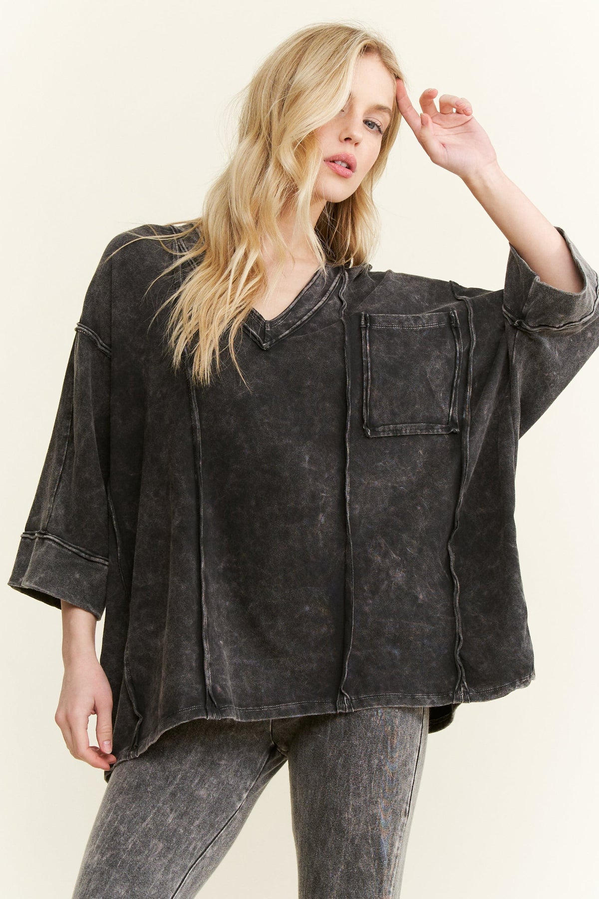 Fireside Cutie V-Neck Top In 7 Colors