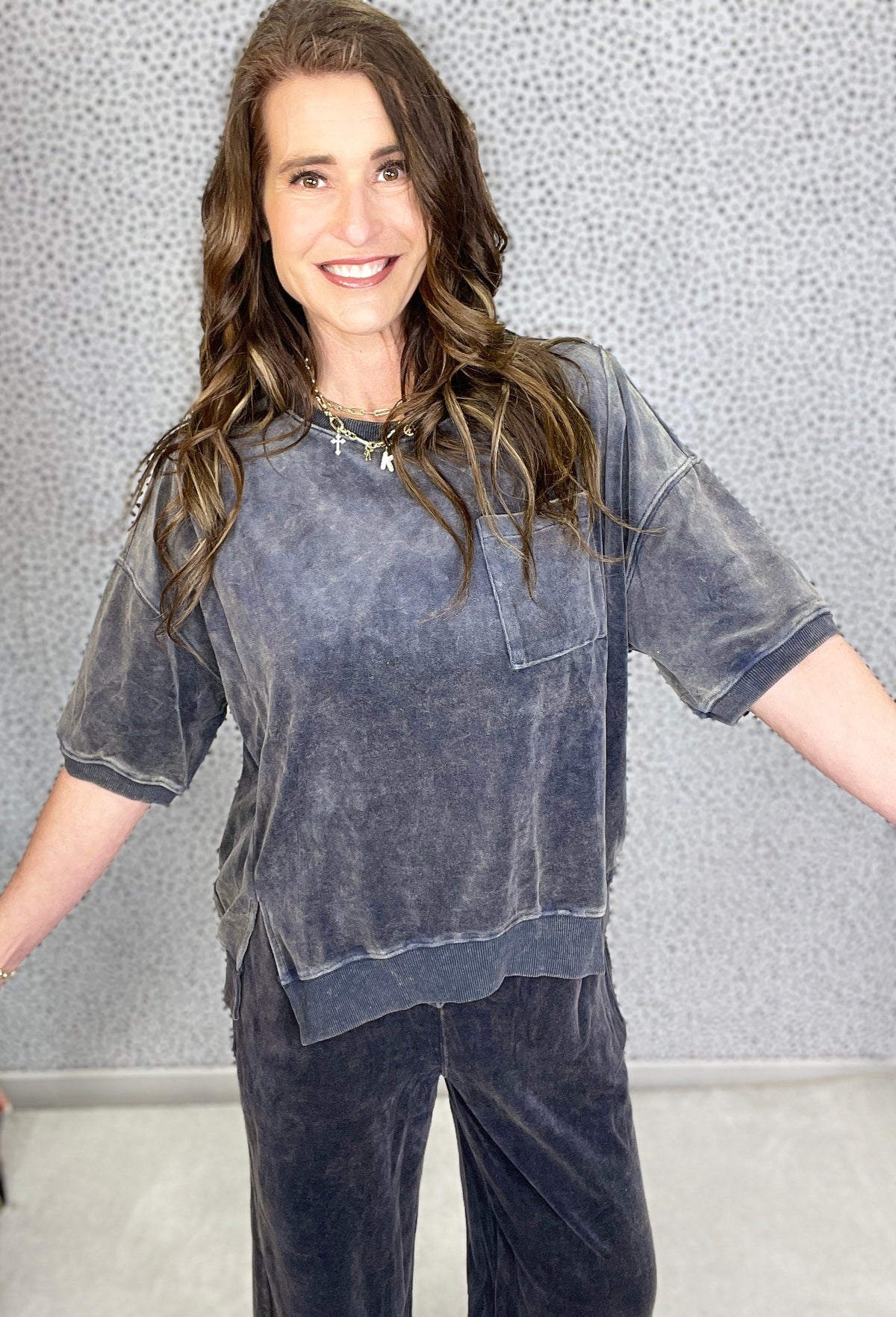 Velvet Days Mineral Washed Top