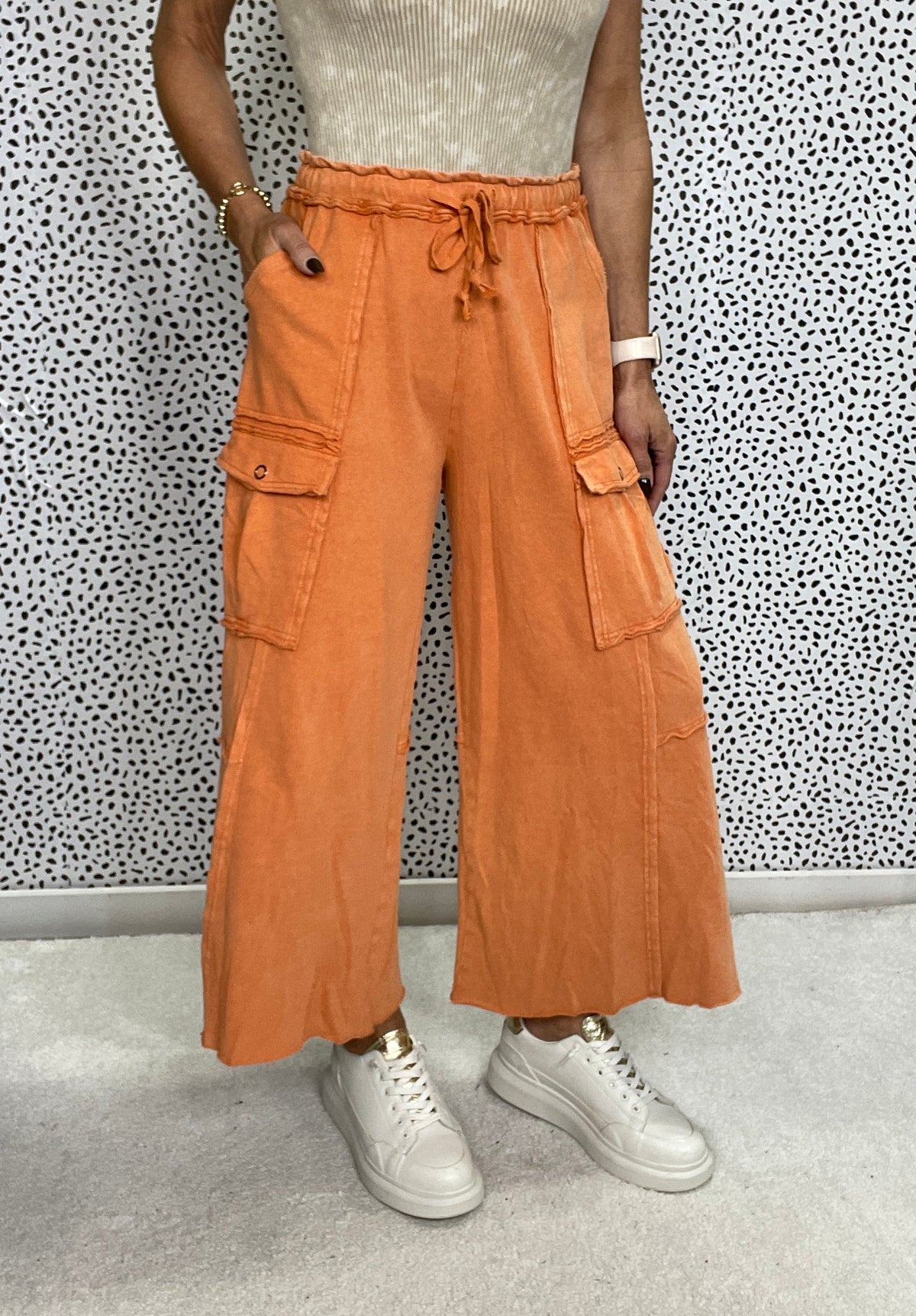 Where It's At Wide Leg Cargo Pants In 8 Colors *Final Sale*