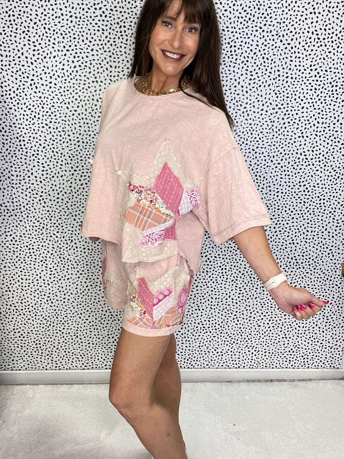 Oli & Hali The Starry Escape Top And Shorts Set In 2 Colors *Final Sale*