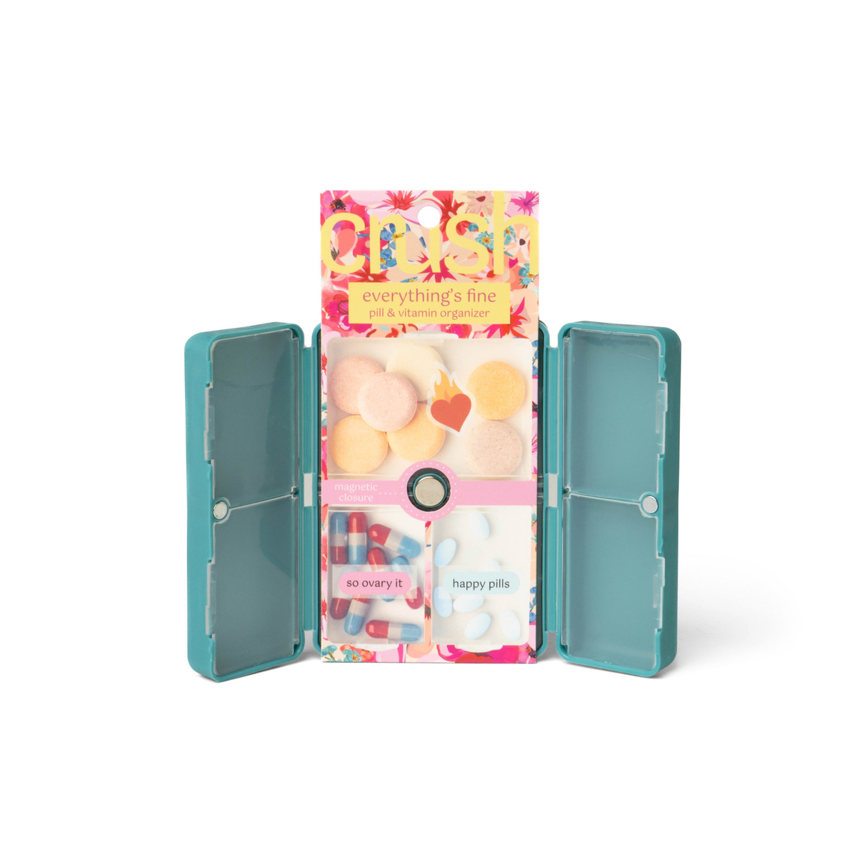 Always A Keeper Pill & Vitamin Case In 4 Colors