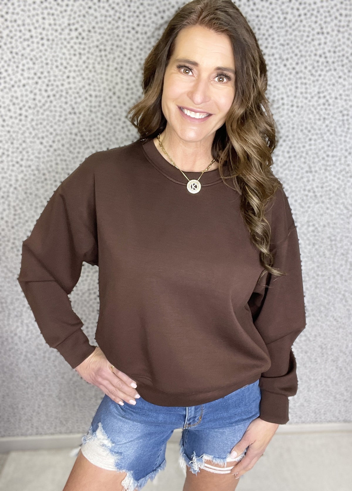 Absolutely Yes Scuba Crewneck Sweatshirt In Five Colors *Final Sale*