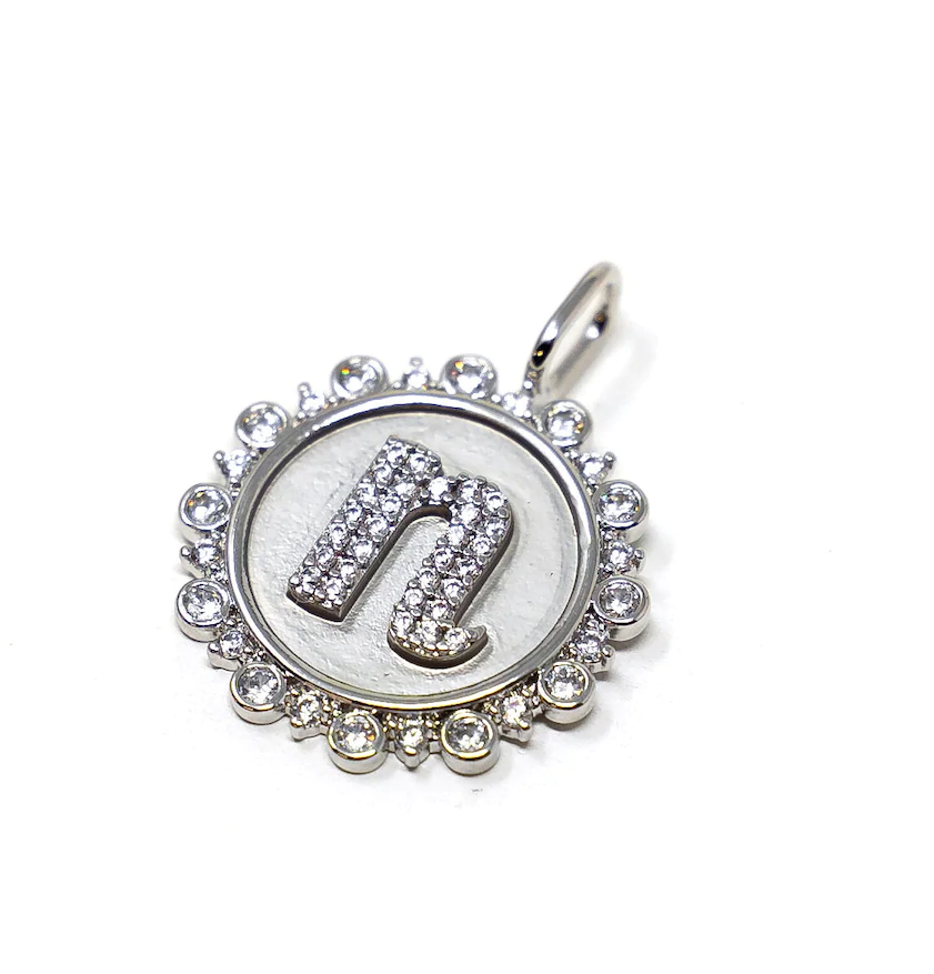 PREORDER Vintage Coin Initial Charm *Final Sale*