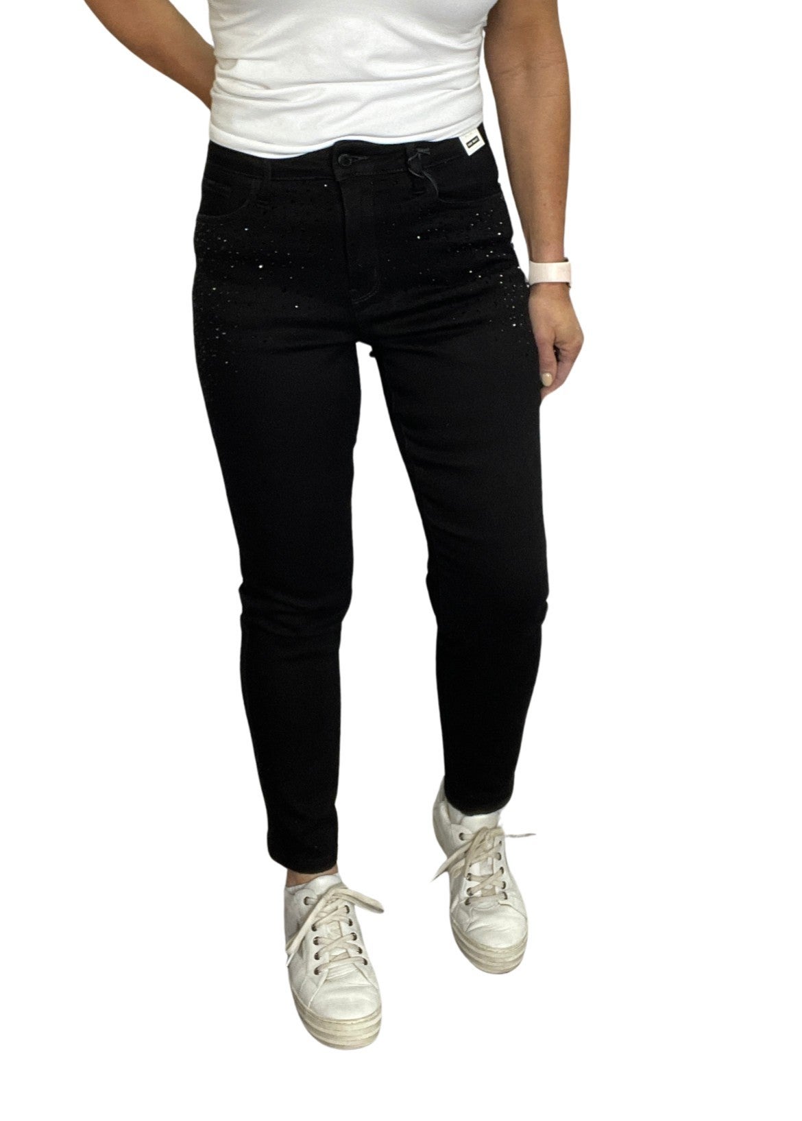 Judy Blue Gimme Bling Slim Fit Black Jeans 809 *Final Sale*