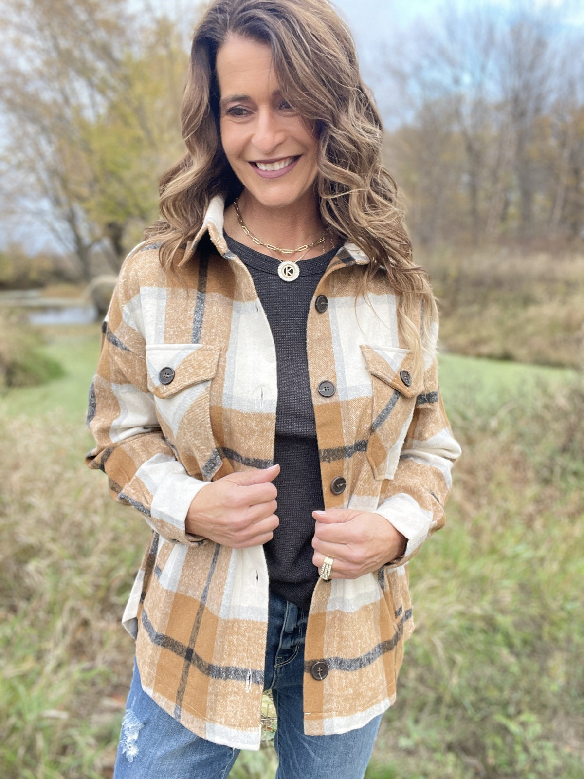 Perfect World Plaid Shacket In 3 Colors *Final Sale*
