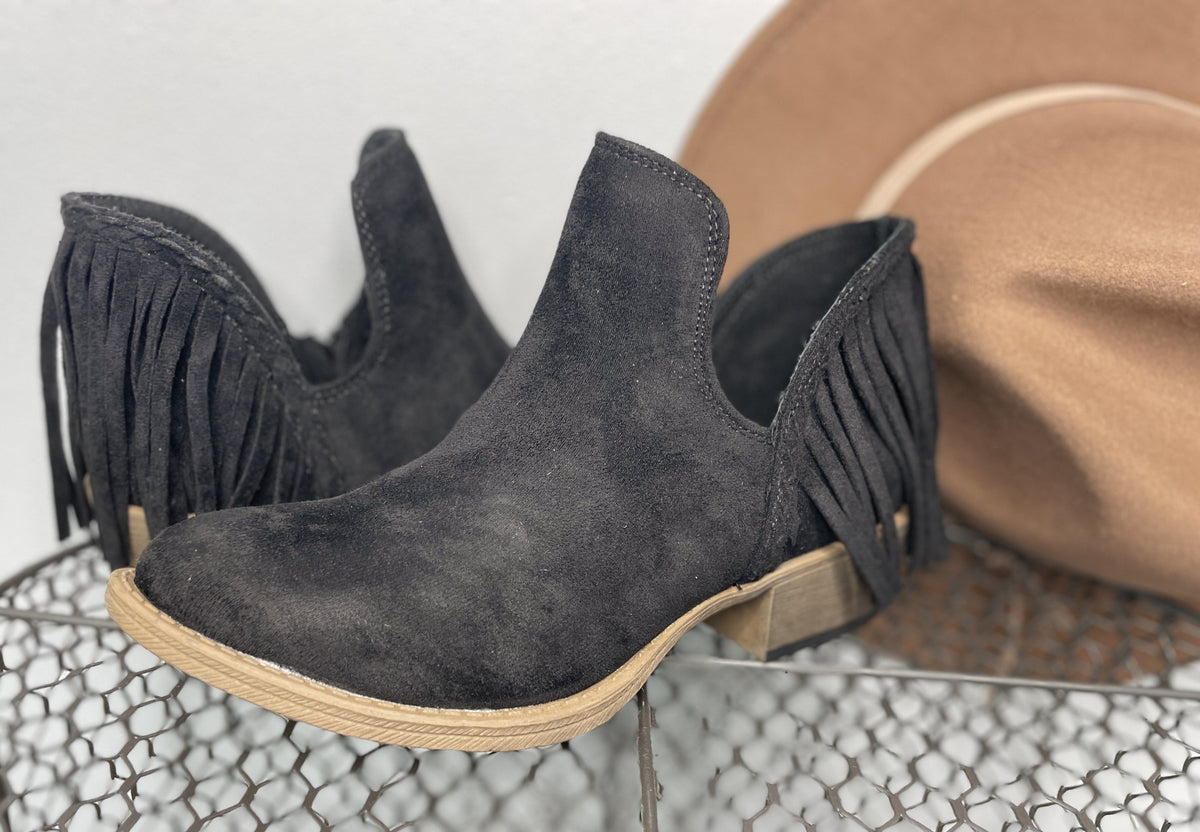 Trio Fringe Booties *Final Sale*