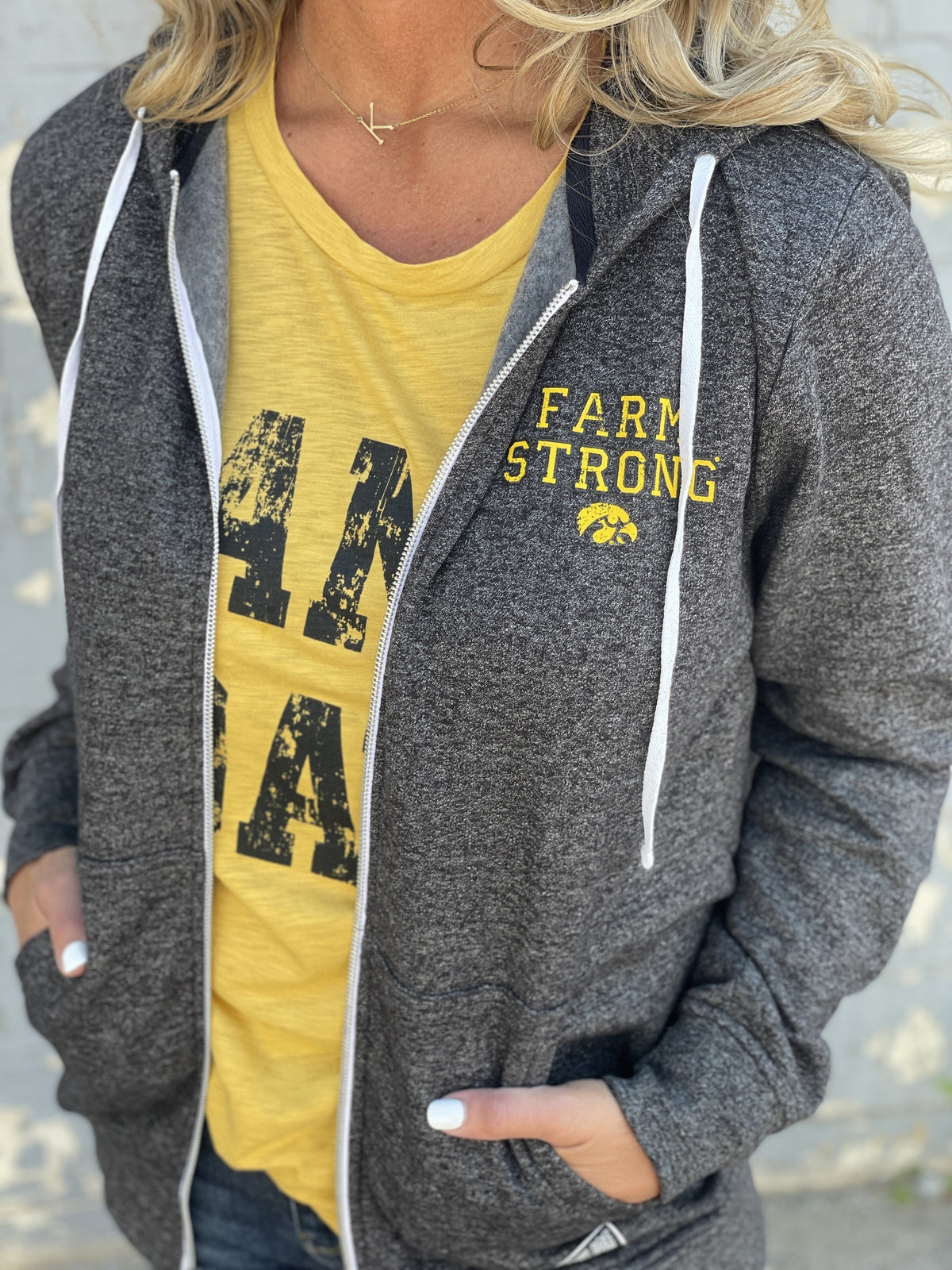 Farm Strong IOWA Full Zip Hoodie