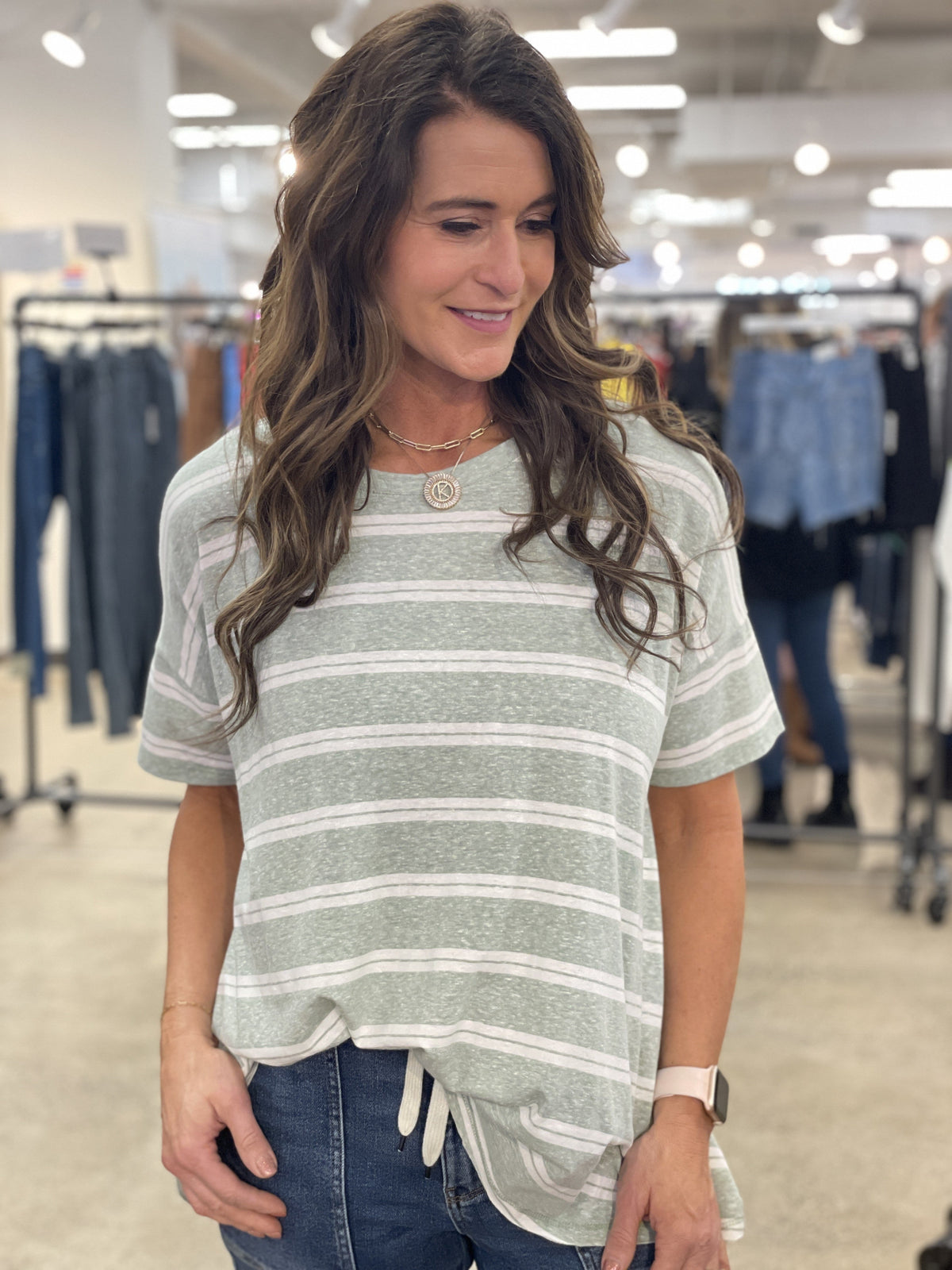Missed Opportunity Striped Oversized Tee *Final Sale*