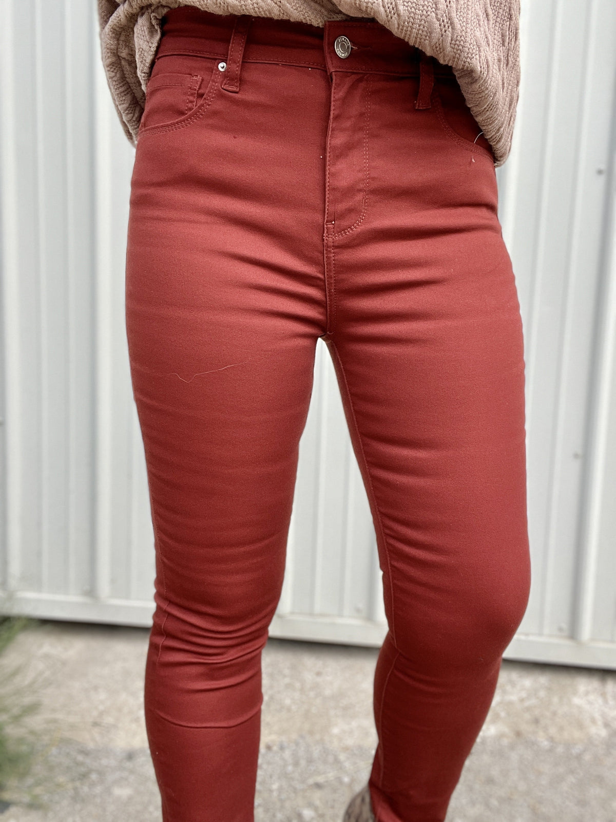 I Told You So Colored Stretch Pants *Final Sale*