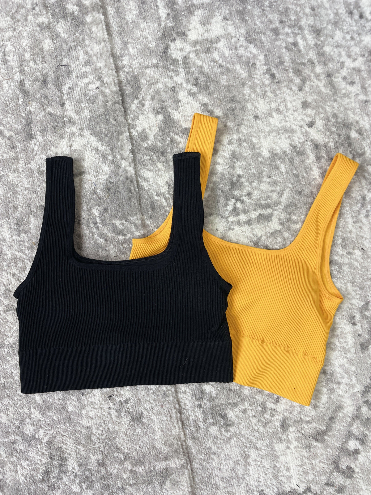 First Dibs Not So Square Crop Top Bralette In 2 Colors *Final Sale*