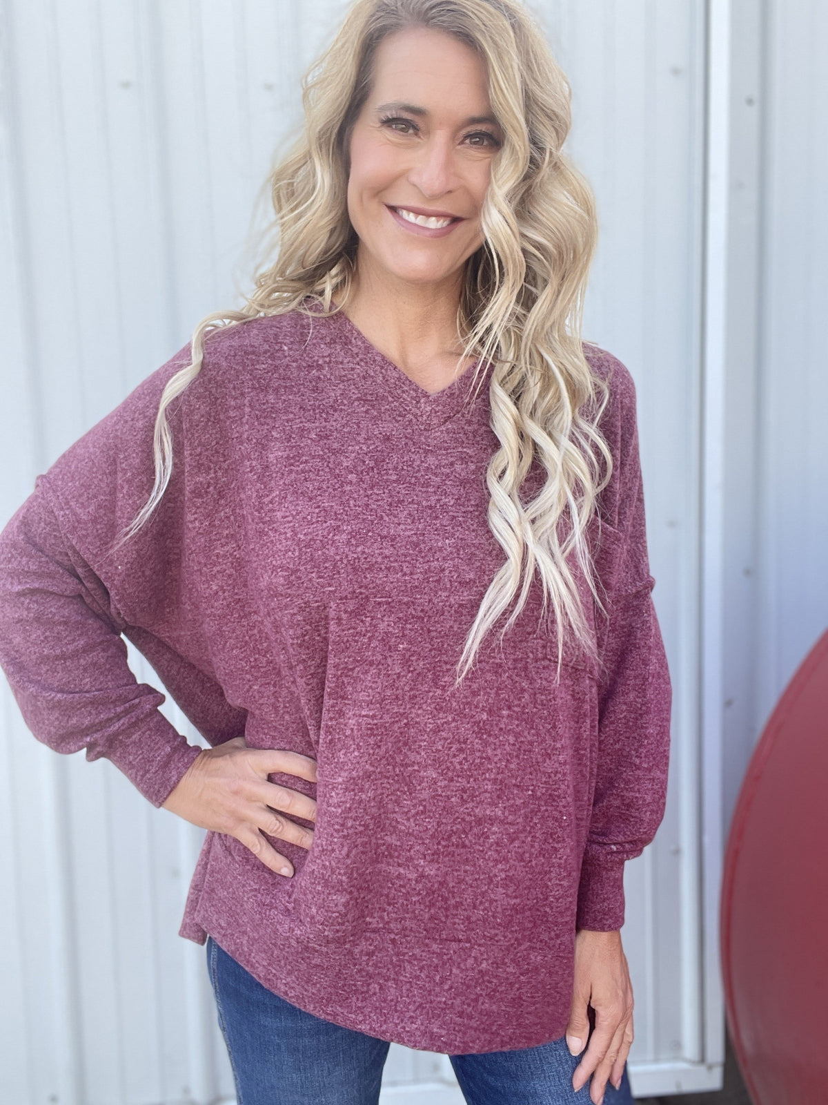 No Foolin Soft Stuff Oversized Top *Final Sale*