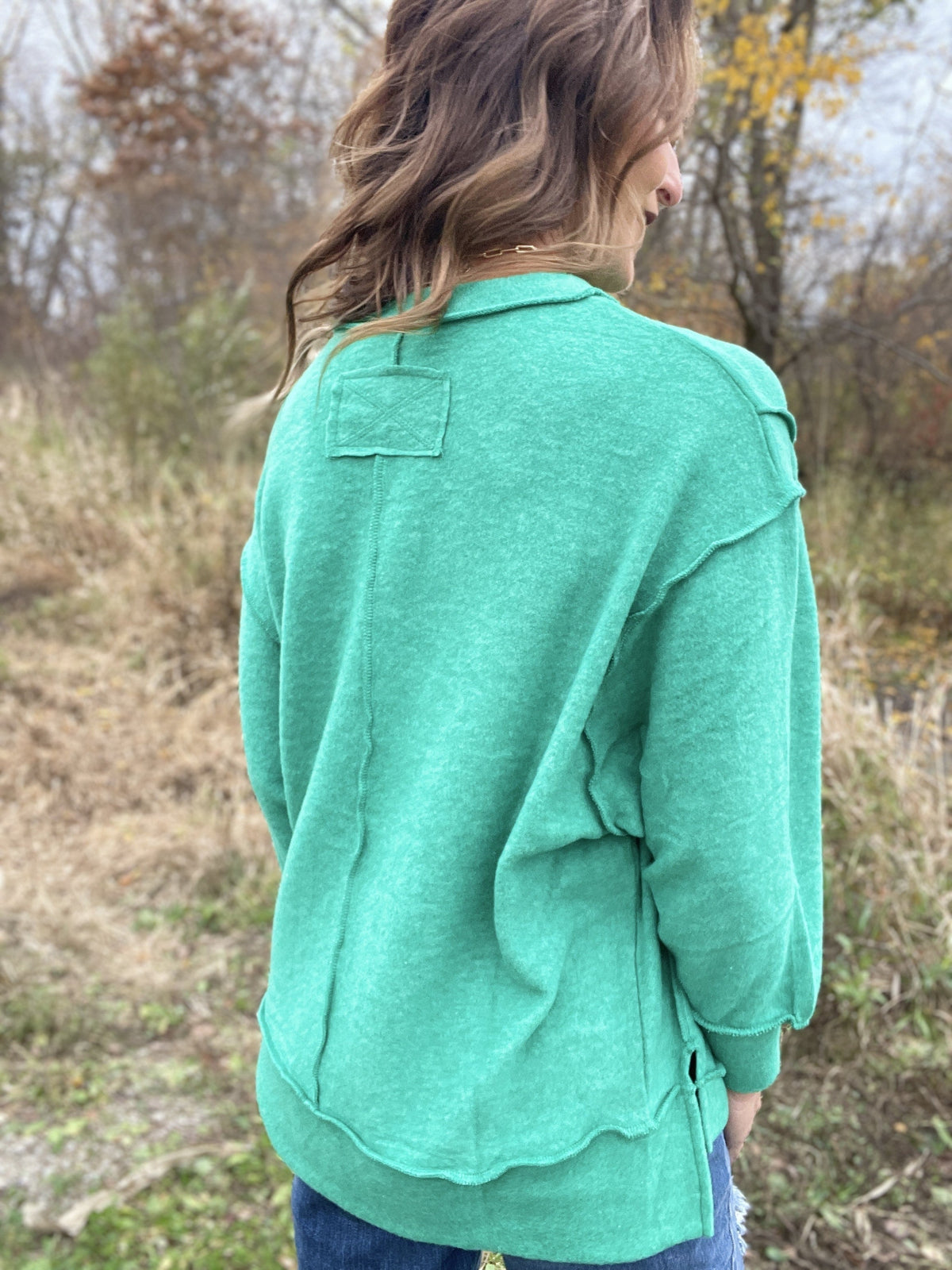 Soft Touch Brushed Sweater Top
