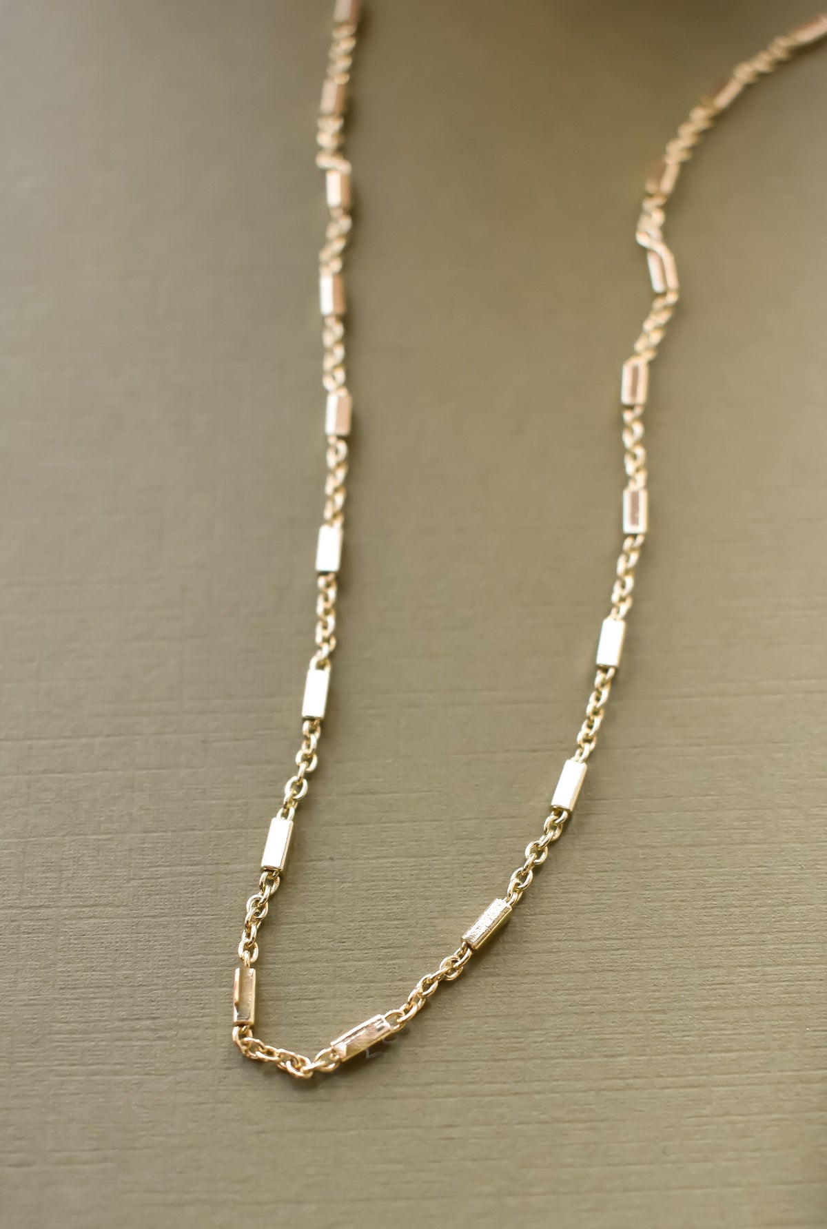 Pre-Order Station Bar Chain (Threader Chain for Charms and Initials) *Final Sale*