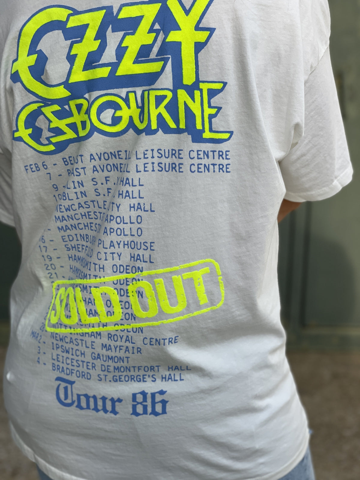 DayDreamer Ozzy On Tour '86 Oversized Tee