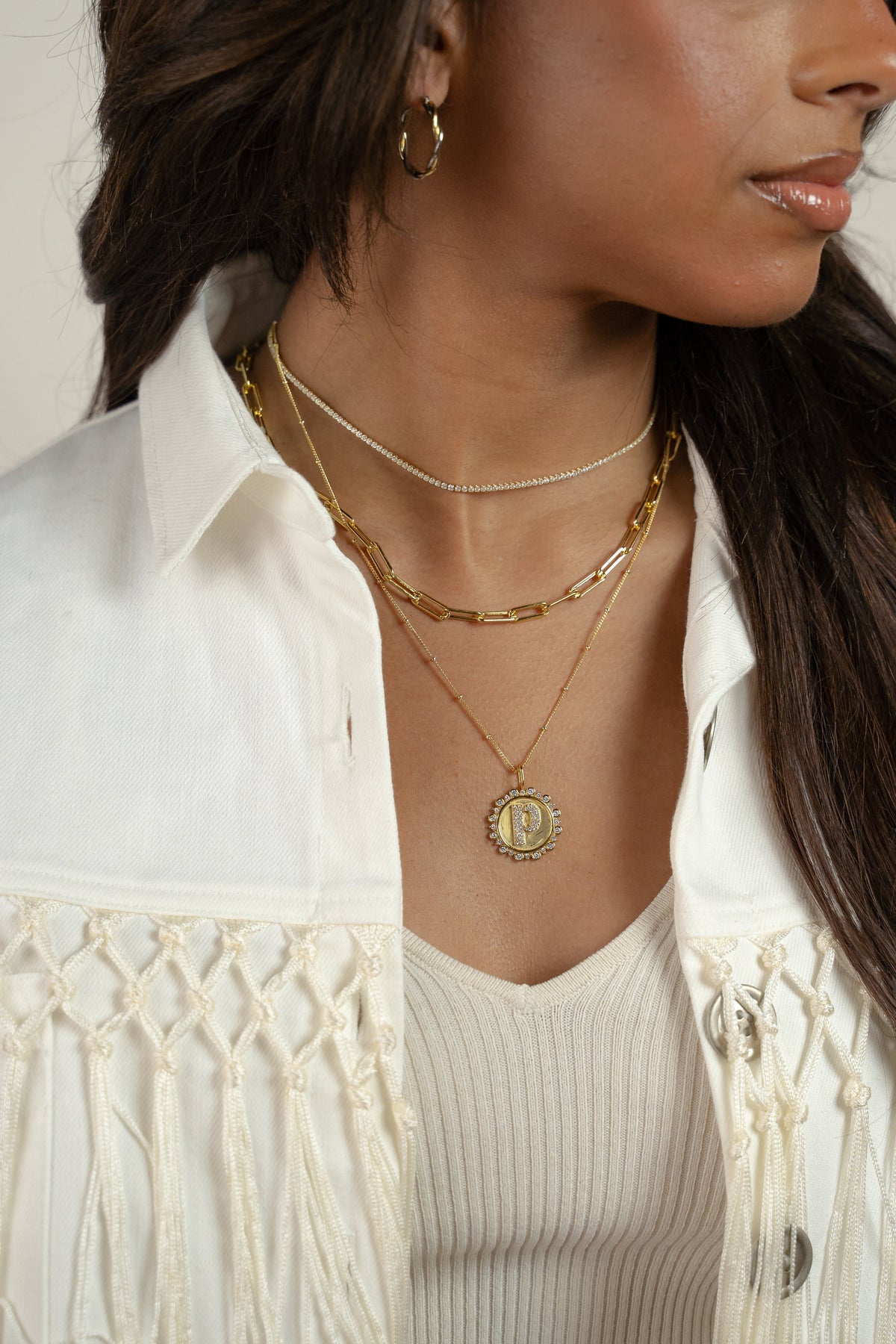PREORDER Vintage Coin Initial Charm *Final Sale*