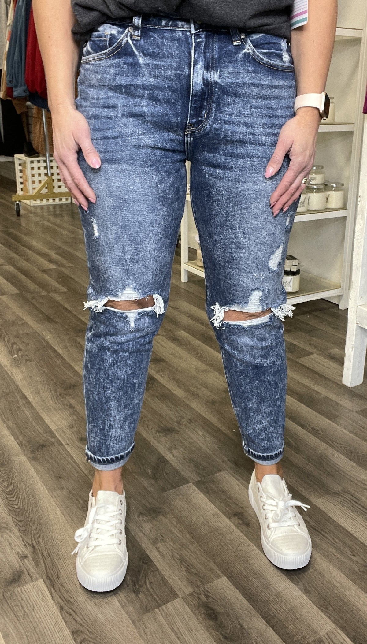 KanCan Molly Distressed Mom Jean 304 *Final Sale*