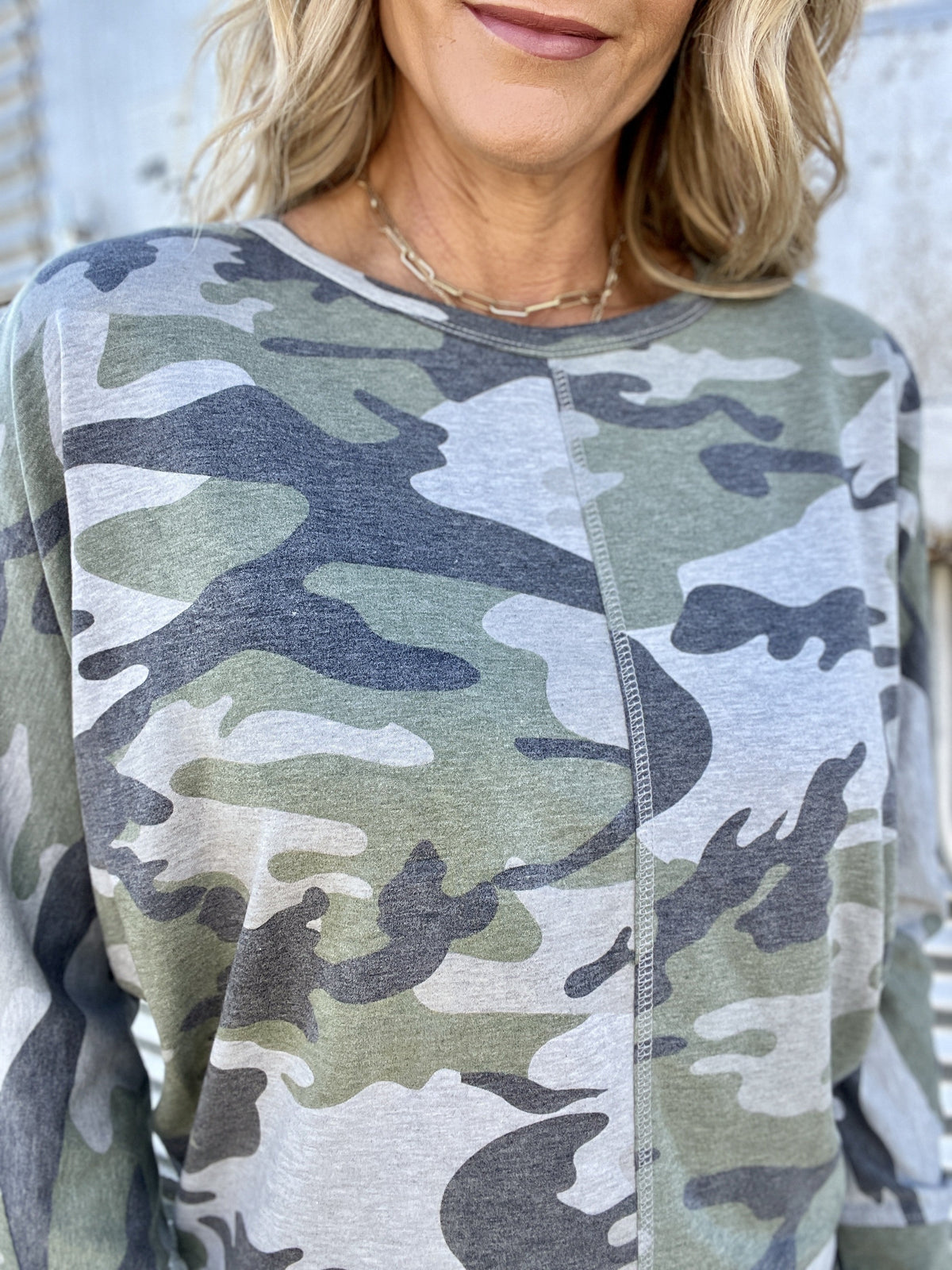 Going For It Camo Top *Final Sale*