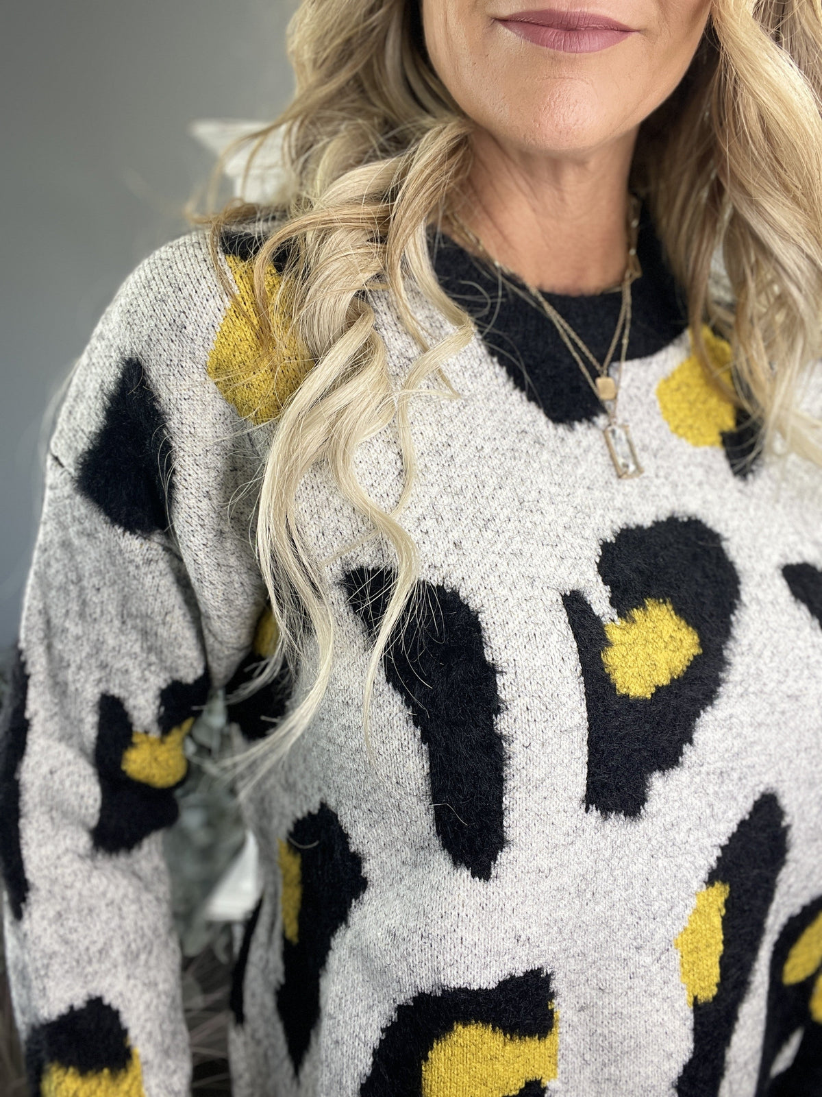 Cozy Abstract Animal Sweater *Final Sale*