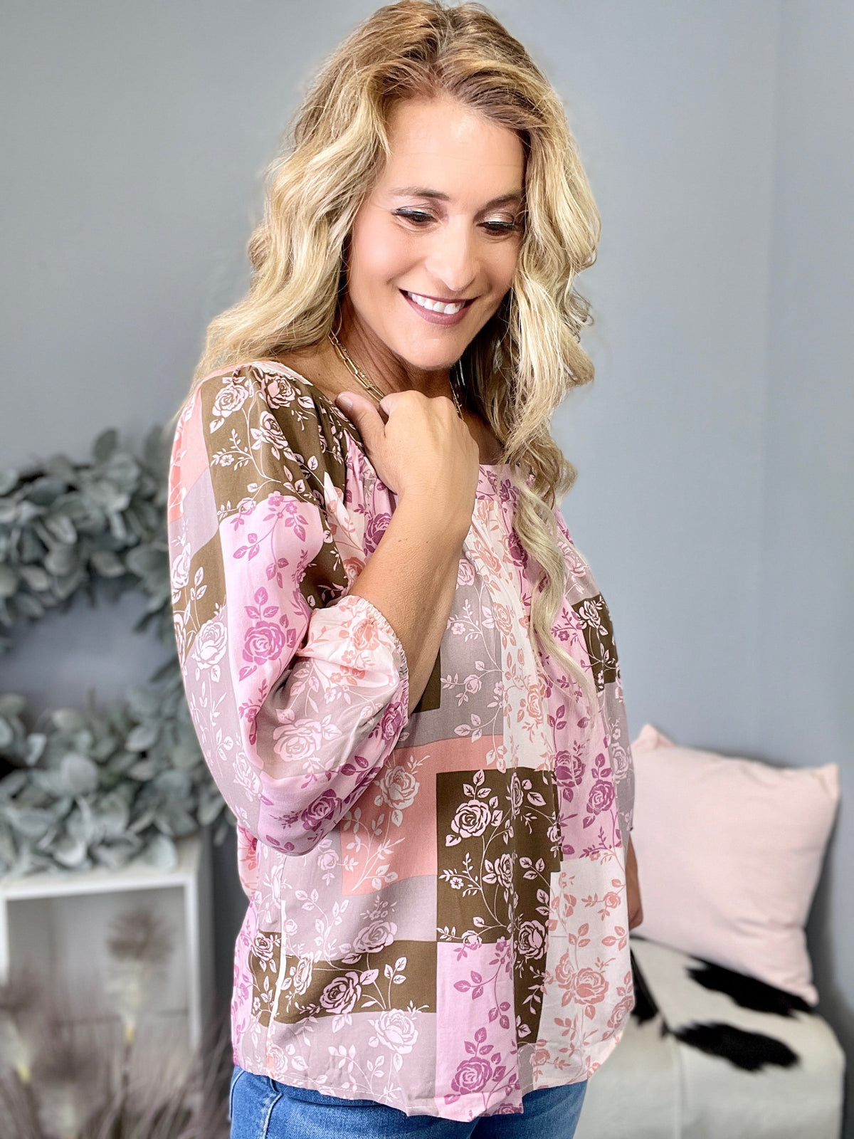 Thinking Bout You Floral Top