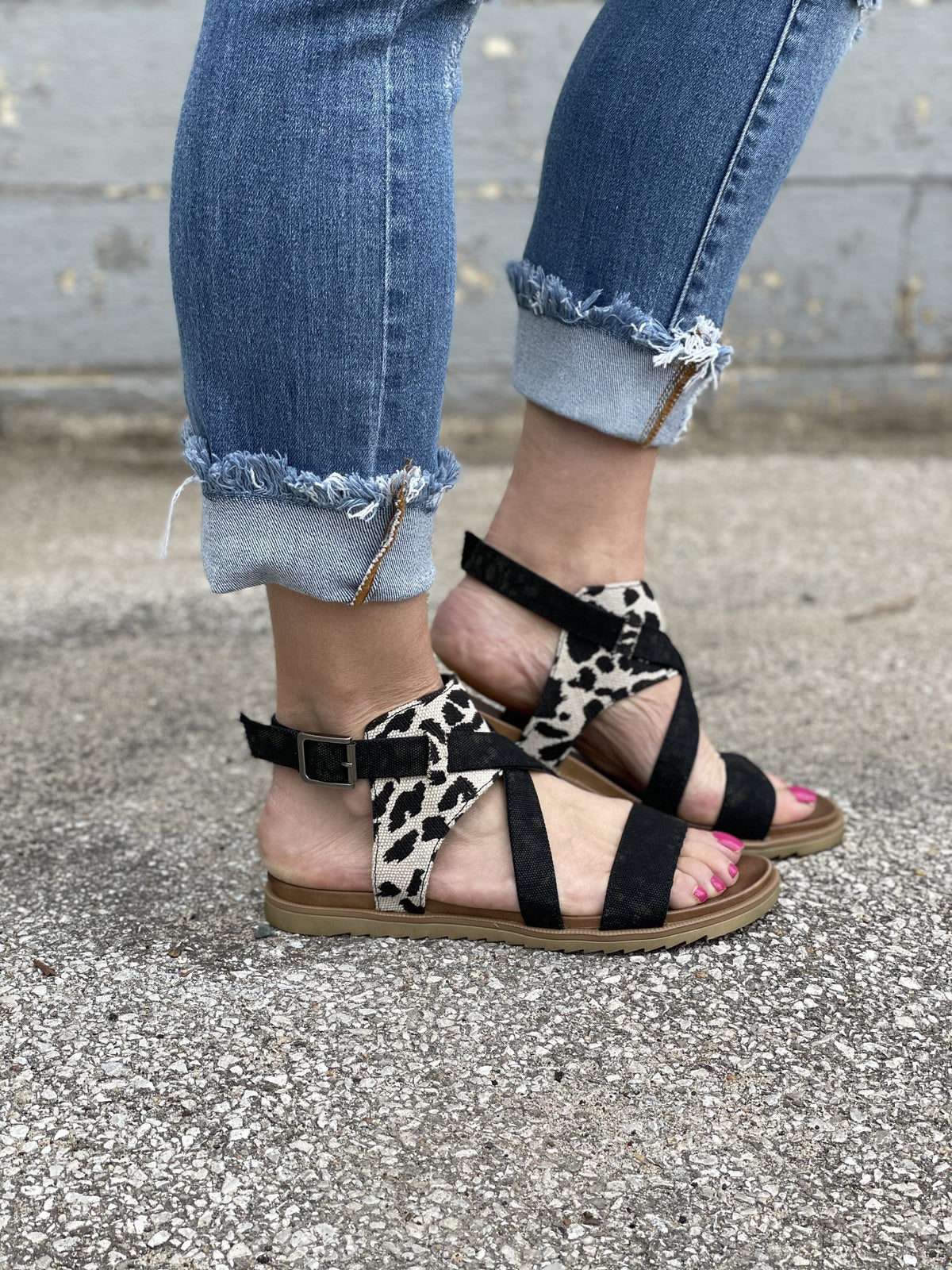 Jayla Animal Print Sandals *Final Sale*