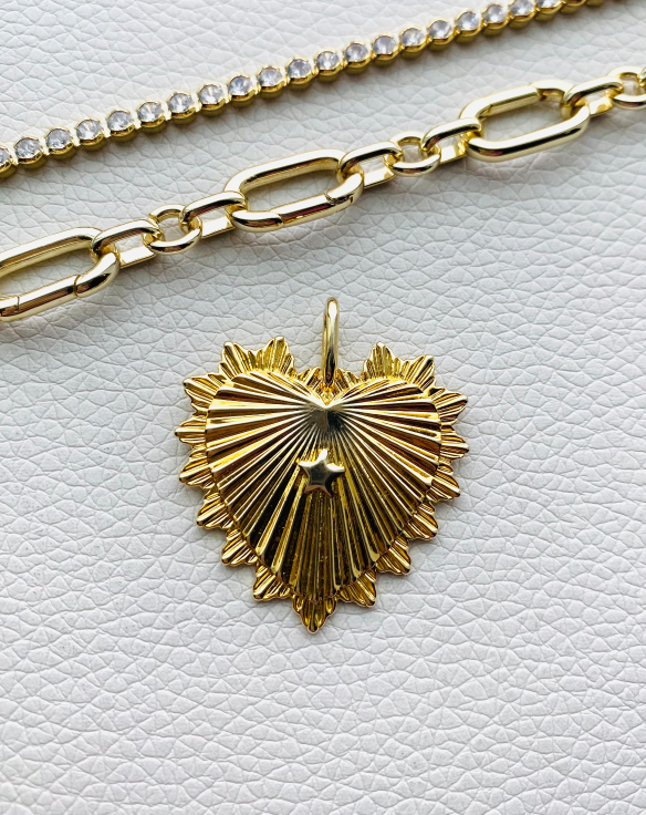 Newport Heart Charm