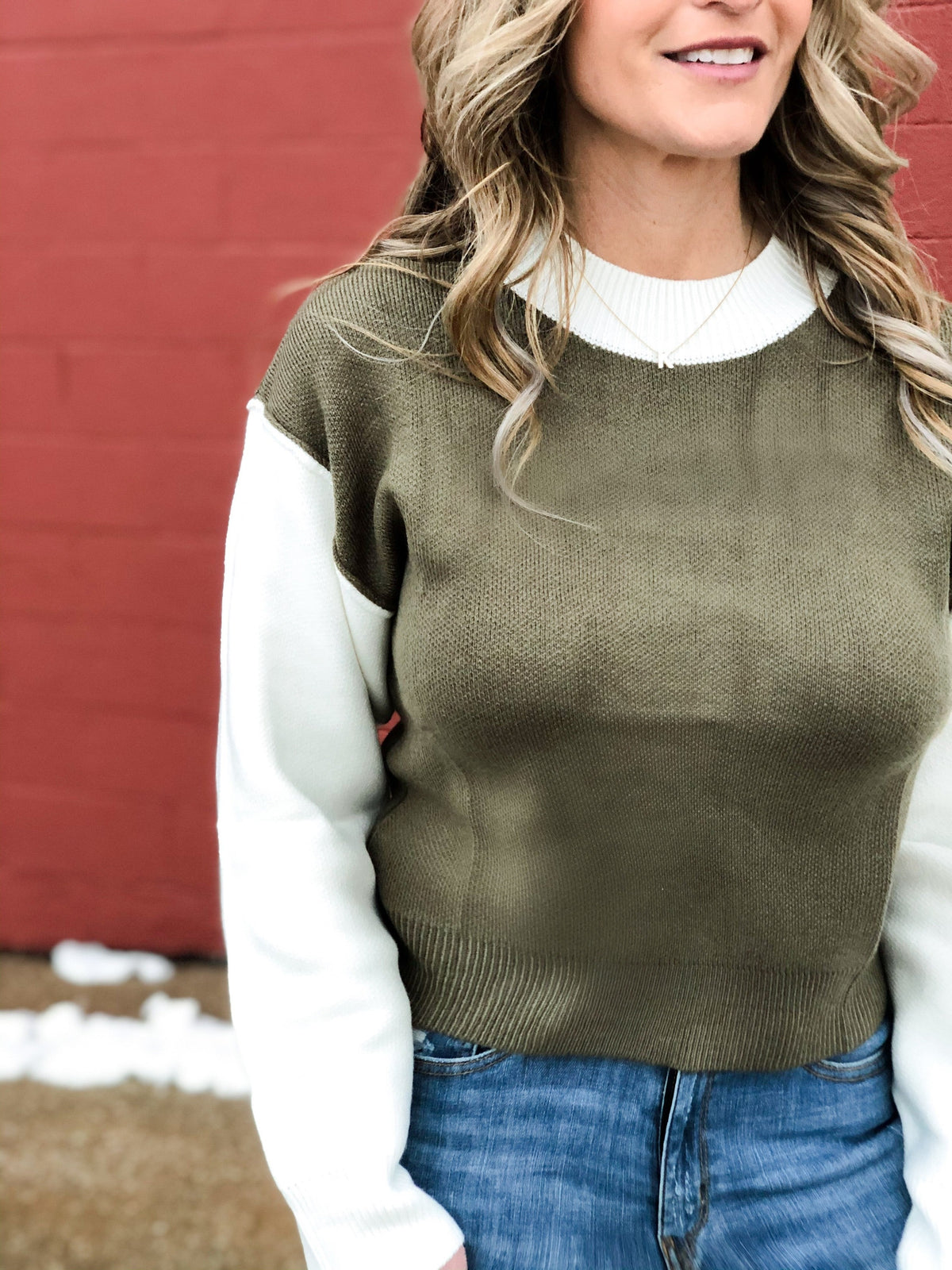 Olive Intentions Sweater *Final Sale*