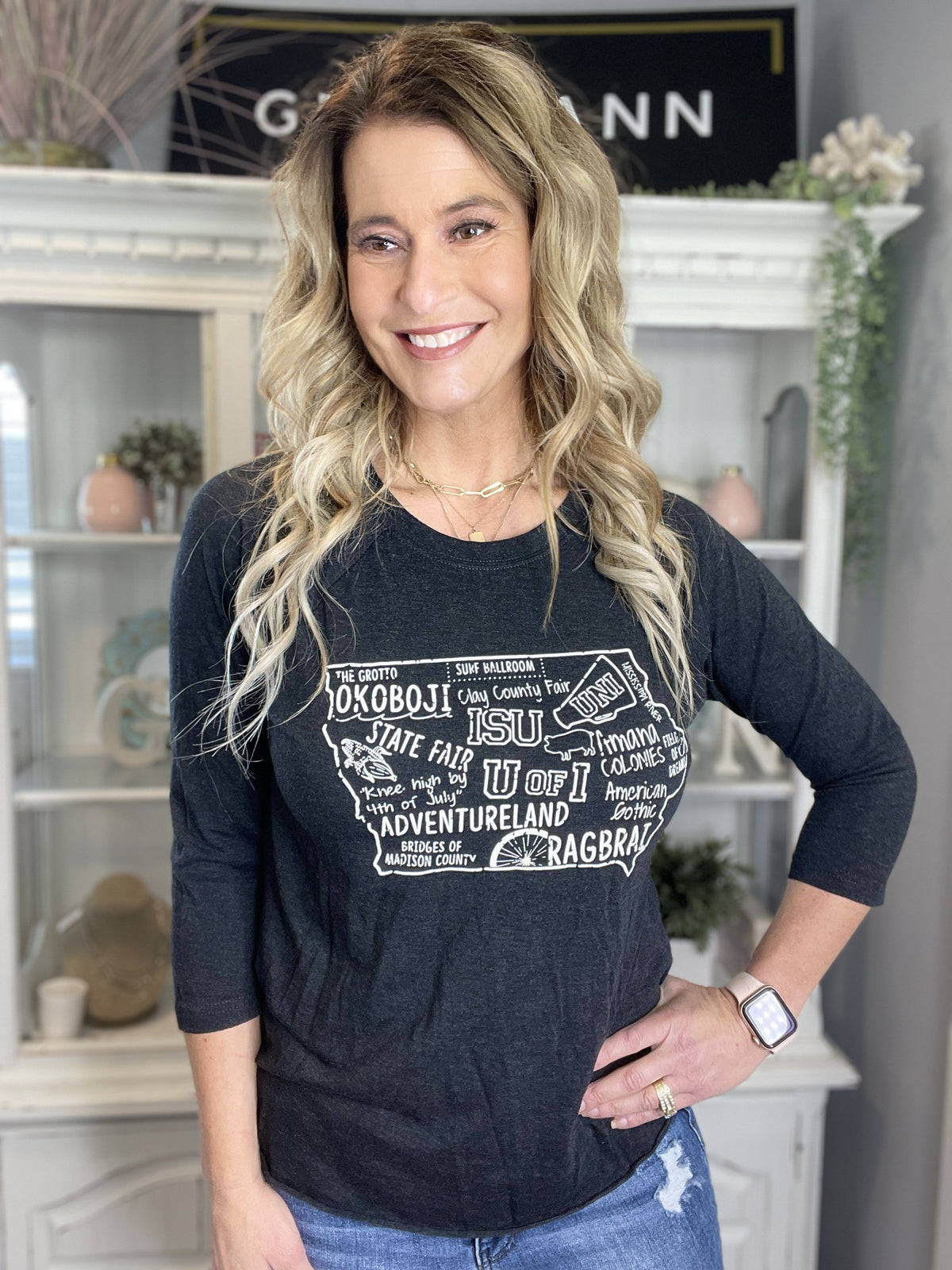 Pride of Iowa Raglan Tee *Final Sale*